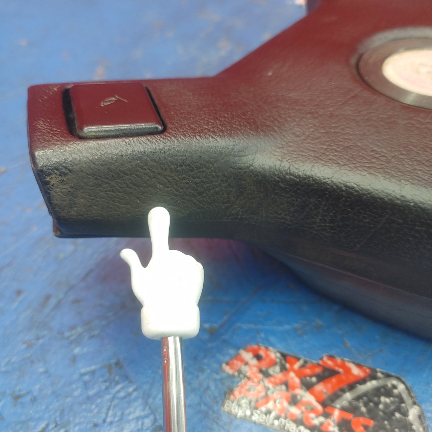 LHD, RHD Oem Black 2 Spoke Steering Wheel Center Horn  RX7 FC FC3S 86 - 91 Mazda S9B41/2