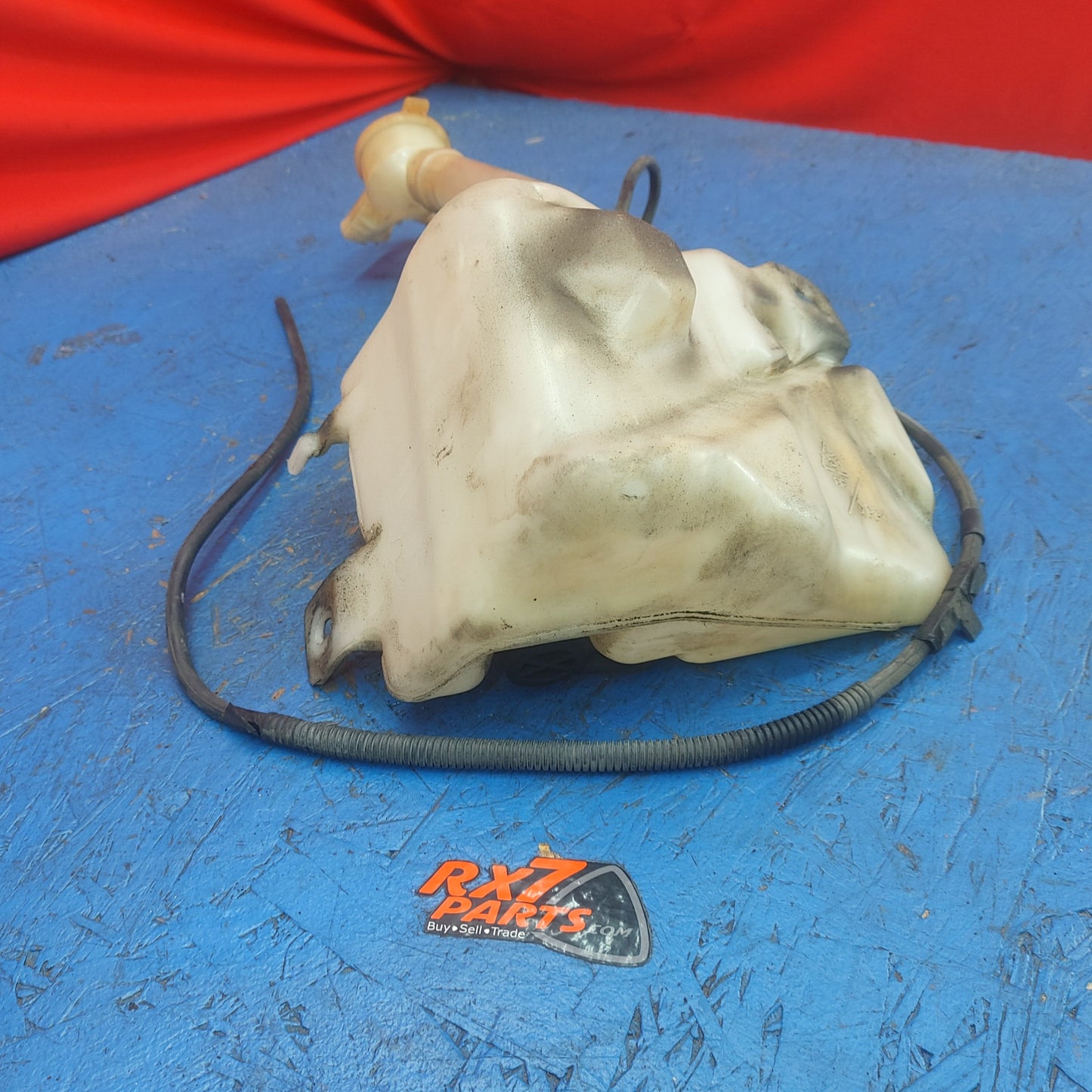 LHD, RHD Windshield Washer Fluid Reservoir With Pump Filler Neck And Dipstick Cap  RX7 FD FD3S 93 - 02 Mazda S9B43/1