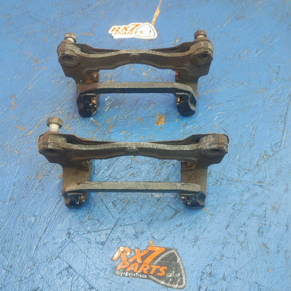 LHD, RHD Rear Brake Caliper Mounting Support Set Pair F124 26 281 RX7 FD FD3S 93 - 02 Mazda S6B45/6