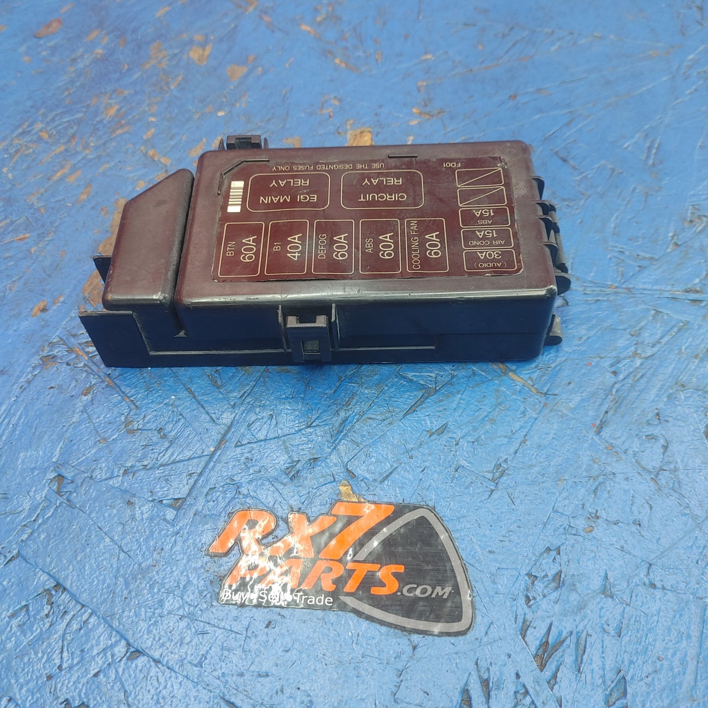 LHD, RHD Engine Bay Fuse Box Lid Cover  RX7 FD FD3S 93 - 02 Mazda S10B31/1