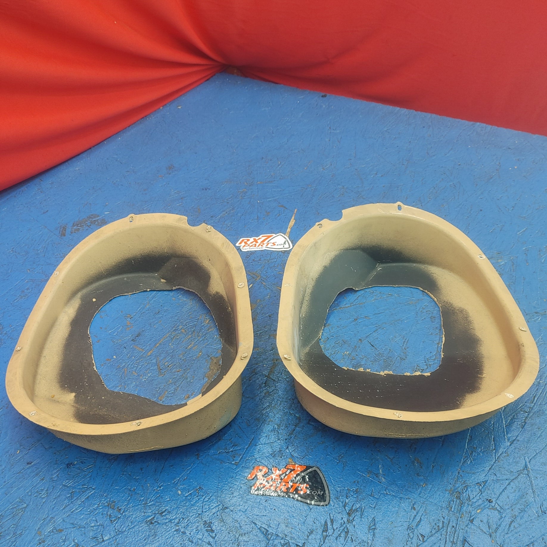 LHD, RHD Pocket Trim Tan Pair Left And Right S12B29/7 RX7 FD FD3S 93 - 02 Mazda - RX7Parts