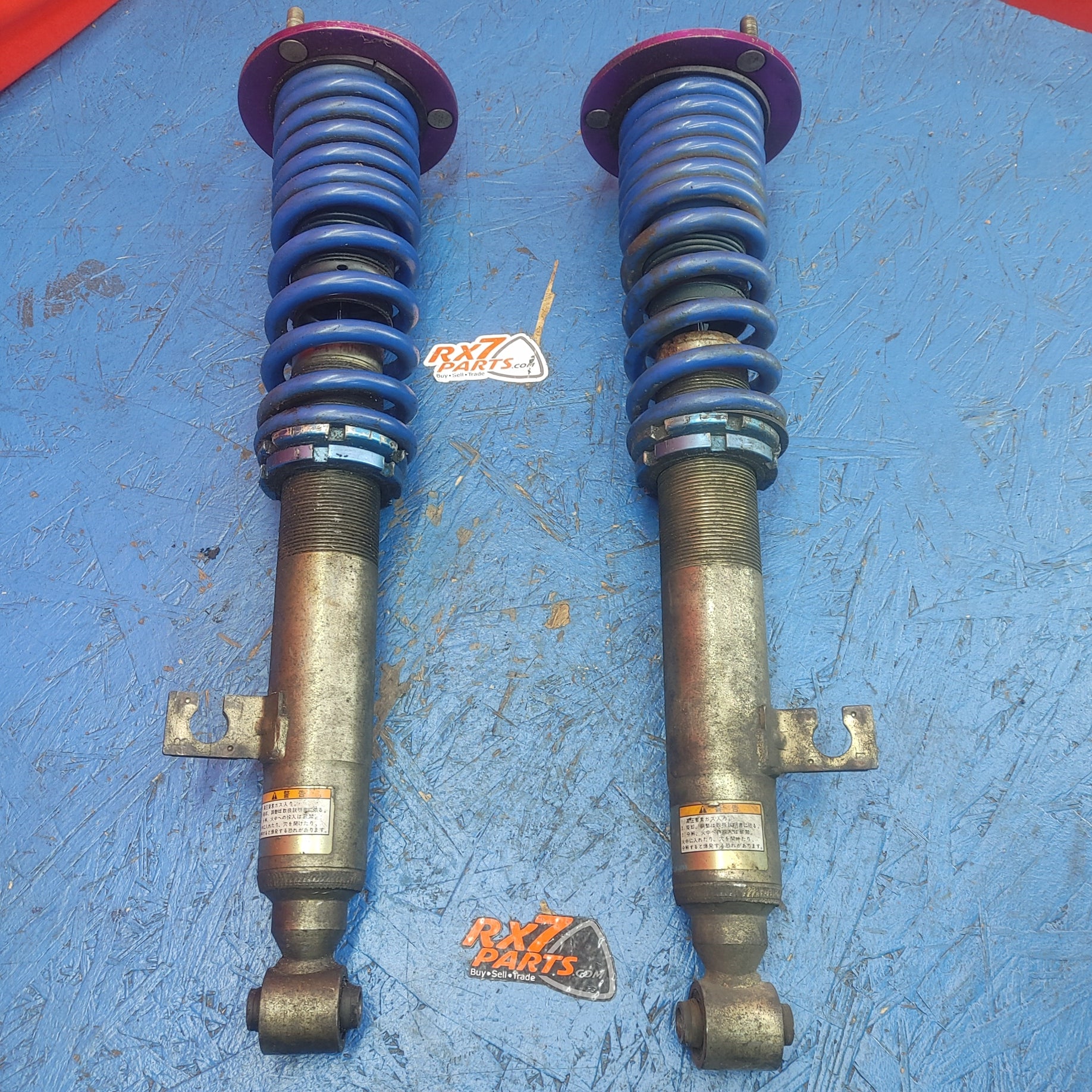 LHD, RHD Ohlins Front Coilover Pair With Hks Top Hats S4B0/325 RX7 FD FD3S 93 - 02 Mazda - RX7Parts