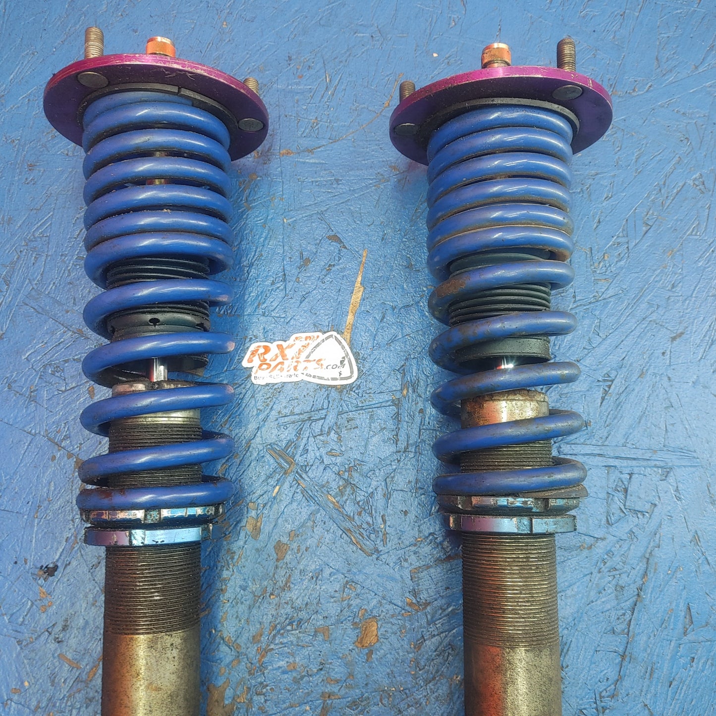 LHD, RHD Ohlins Front Coilover Pair With Hks Top Hats S4B0/325 RX7 FD FD3S 93 - 02 Mazda - RX7Parts
