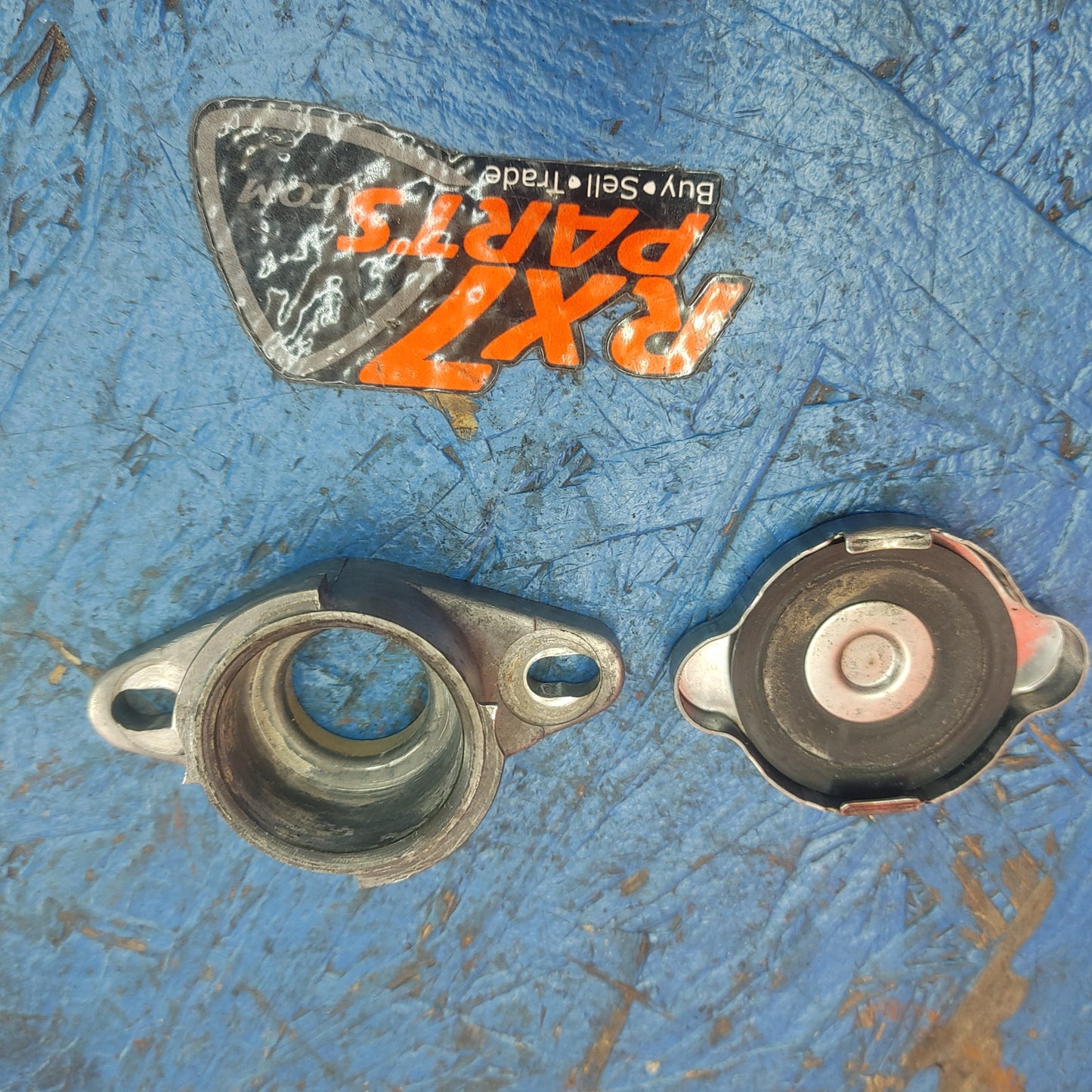 LHD, RHD Thermostat Housing Cap And Aluminum Base S4B44/6 RX7 FD FD3S 93 - 02 Mazda N3C115175 - RX7Parts