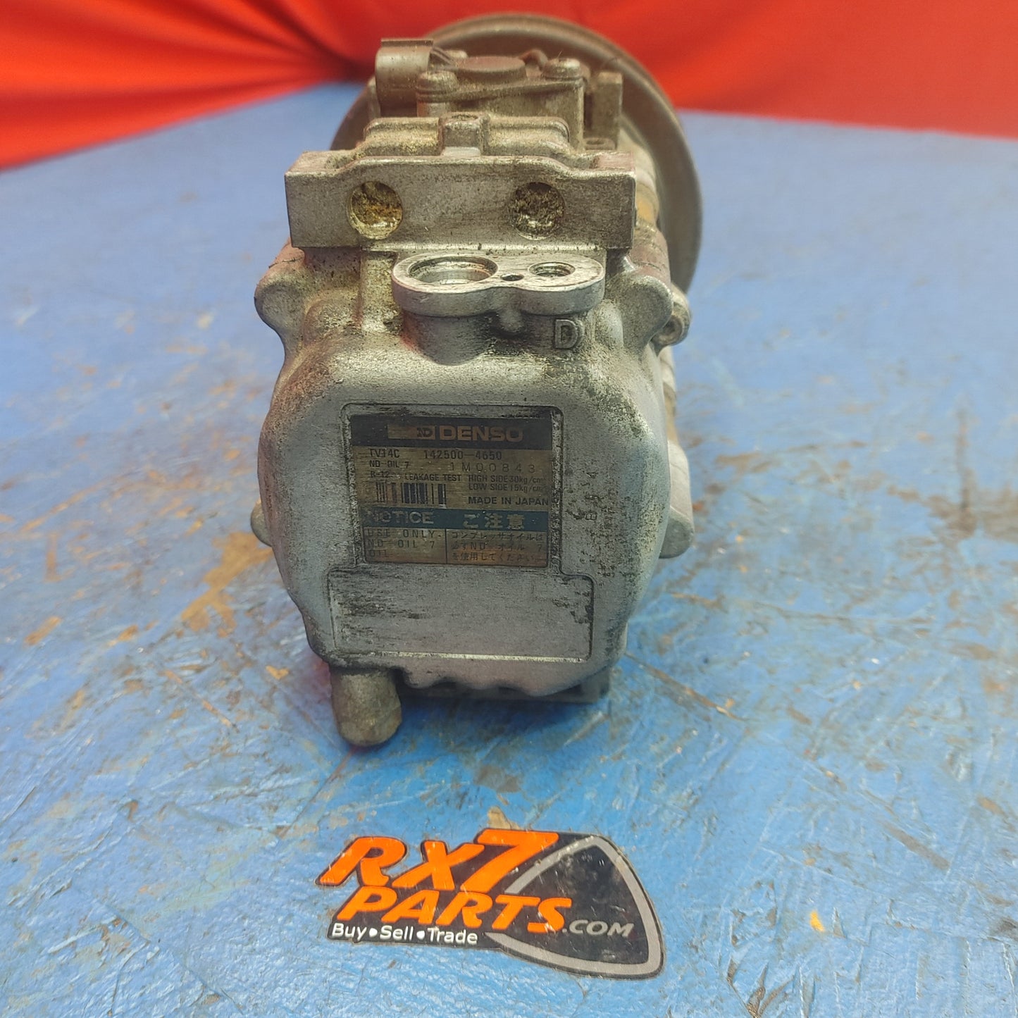 LHD, RHD Denso Air Condition Ac Compressor S8B42/3 RX7 FD FD3S 93 - 02 Mazda 1425004650 - RX7Parts