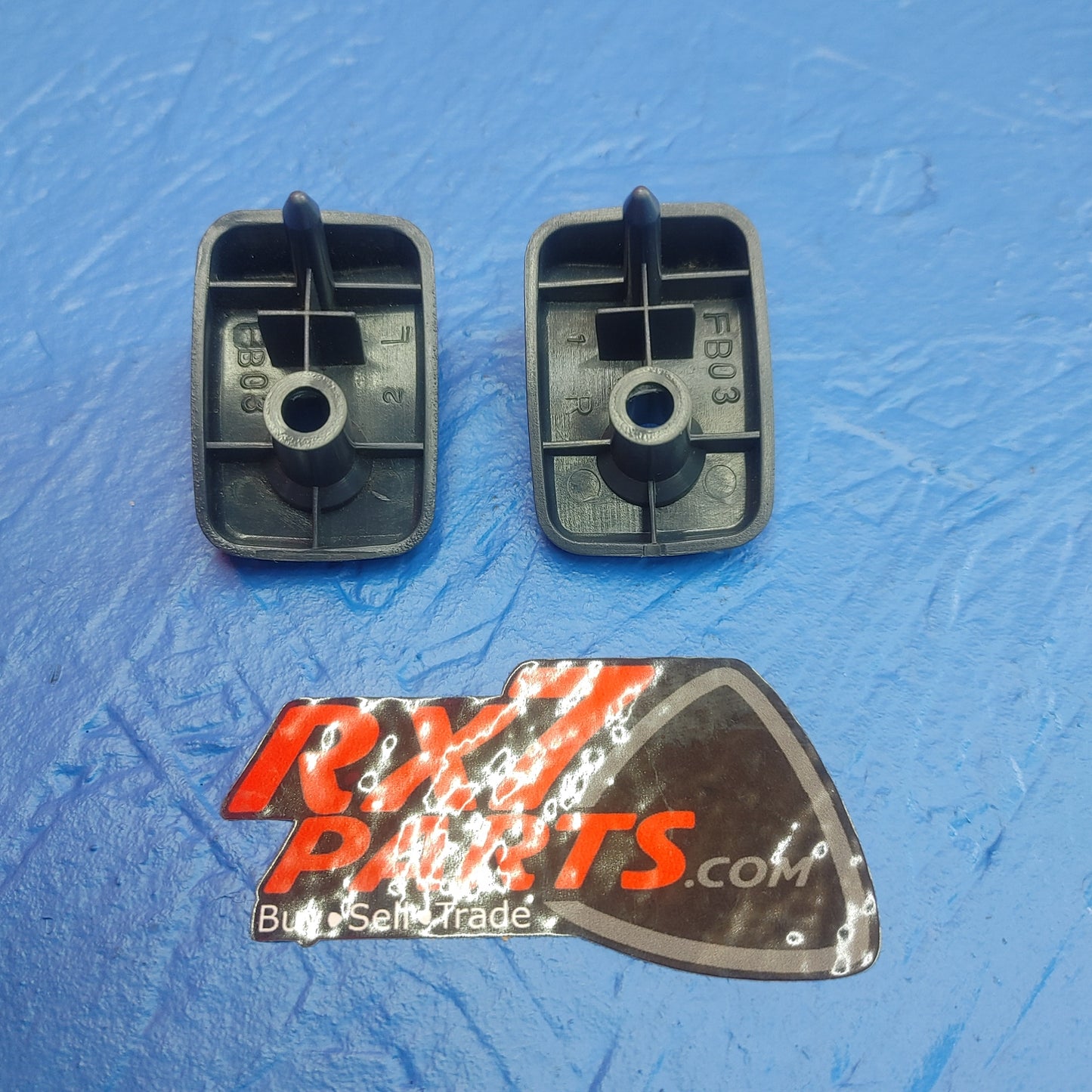 LHD, RHD Blue Sun Visor Retaining Clips Pair S13B26/28 RX7 FC FC3S 86 - 91 Mazda - RX7Parts