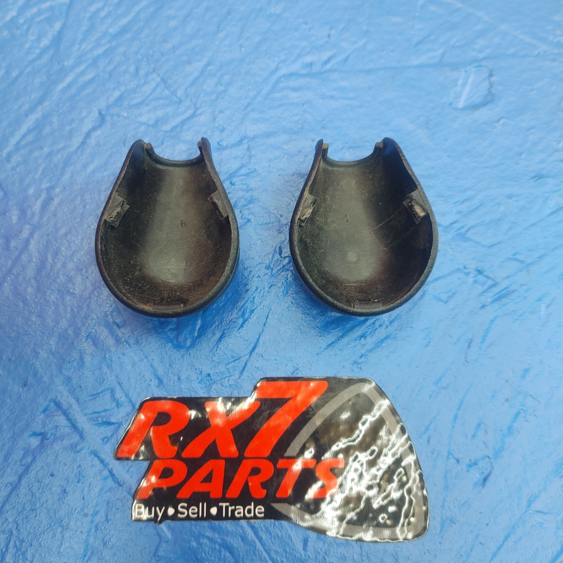 LHD, RHD Black Hatch Strut Cover Caps Pair S13B26/29 RX7 FC FC3S 86 - 91 Mazda - RX7Parts