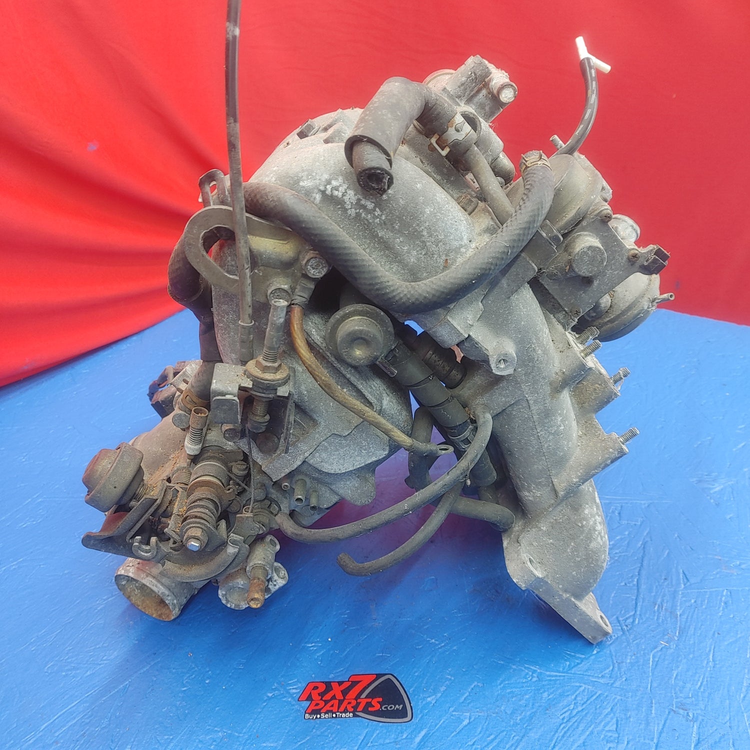 LHD, RHD Turbo 2 Full Intake Manifold Upper Lower Throttle Body S4B0/354 RX7 FC FC3S T2 Turbo 2 TII 86 - 91 Mazda - RX7Parts