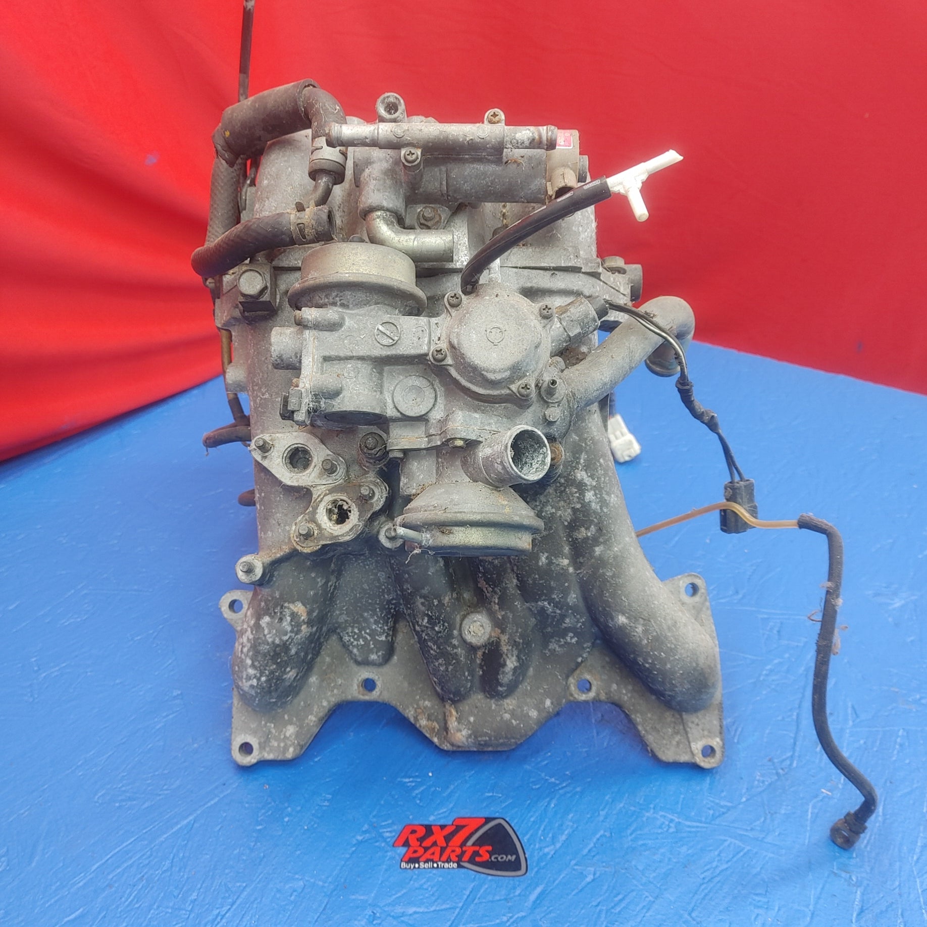 LHD, RHD Turbo 2 Full Intake Manifold Upper Lower Throttle Body S4B0/354 RX7 FC FC3S T2 Turbo 2 TII 86 - 91 Mazda - RX7Parts