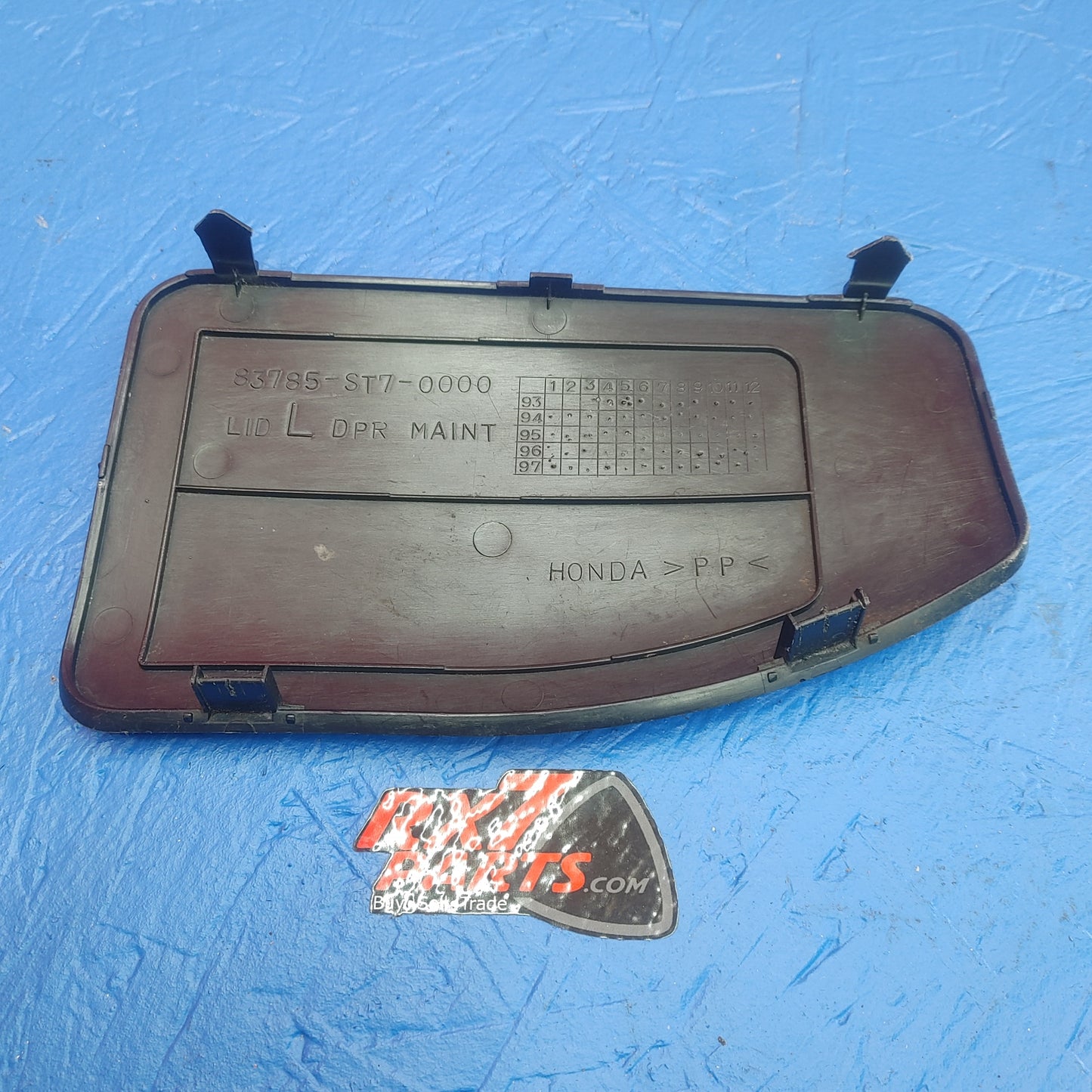 LHD, RHD 1994 Thru 2001 Acura Integra Rear Hatch Trunk Cover Panel Lid Black S4B46/16     83785ST70000 - RX7Parts
