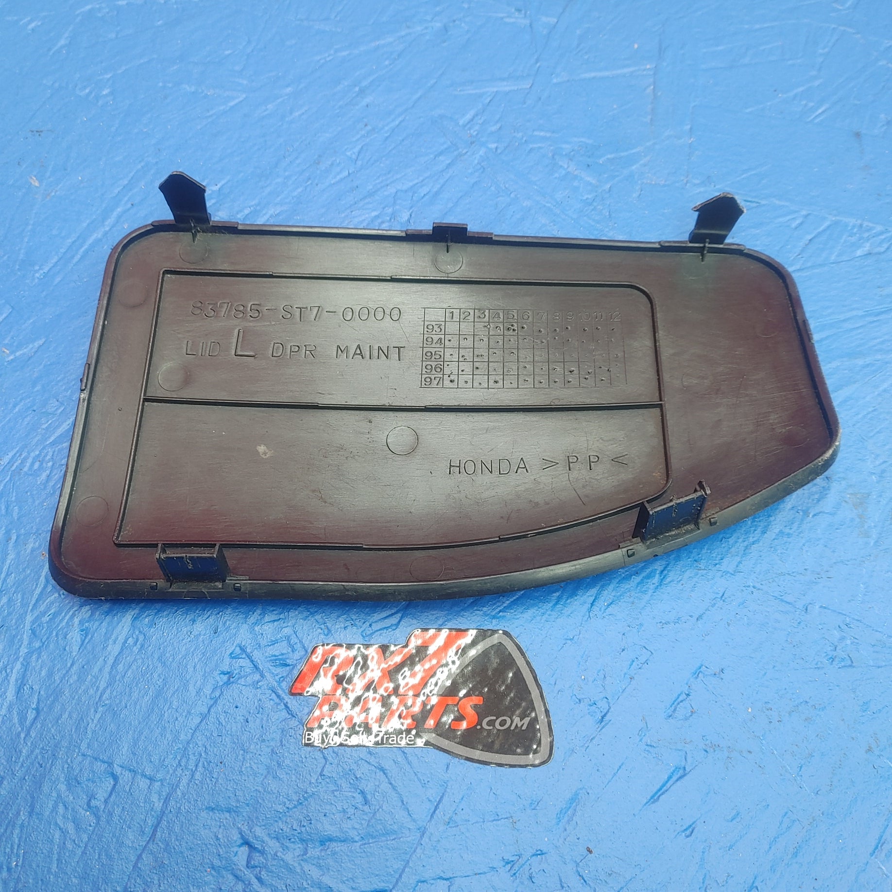 LHD, RHD 1994 Thru 2001 Acura Integra Rear Hatch Trunk Cover Panel Lid Black S4B46/16     83785ST70000 - RX7Parts