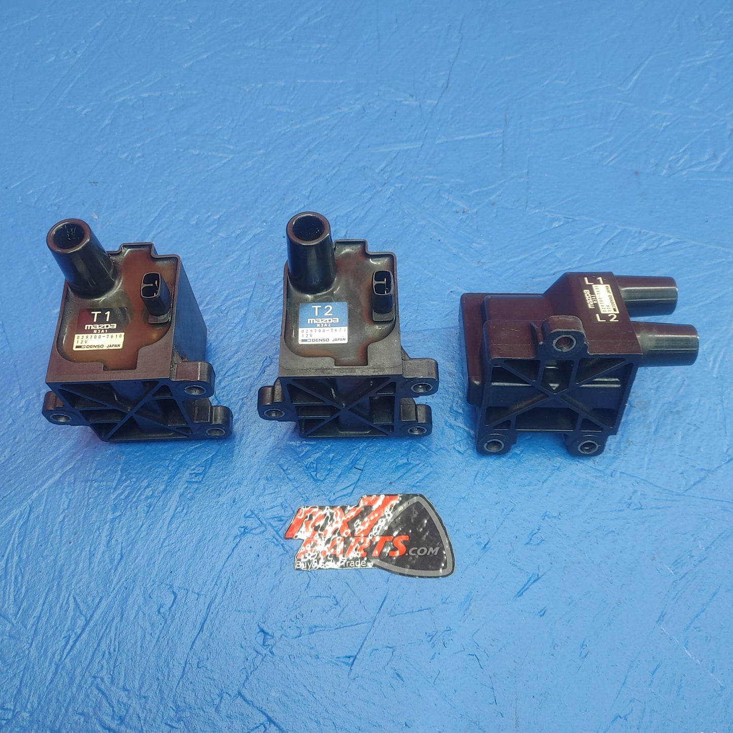 LHD, RHD Genuine Ignition Coils T1 T2 L1 L2 Full Set SH1B3/10 RX7 FD FD3S 93 - 02 Mazda 029700:7610029700:7620029700:7630 - RX7Parts