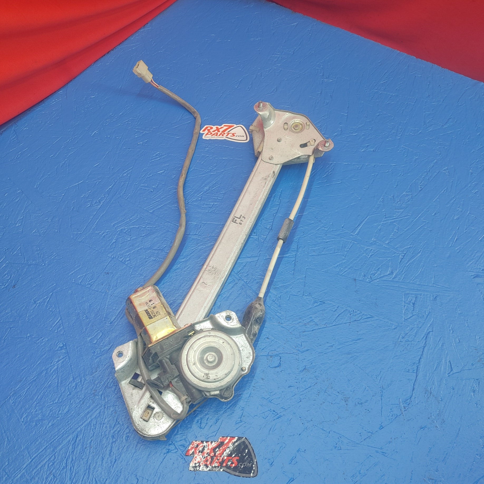 LHD Left Side Window Motor And Regulator Assembly SH1B7/4 RX7 FD FD3S 93 - 02 Mazda - RX7Parts