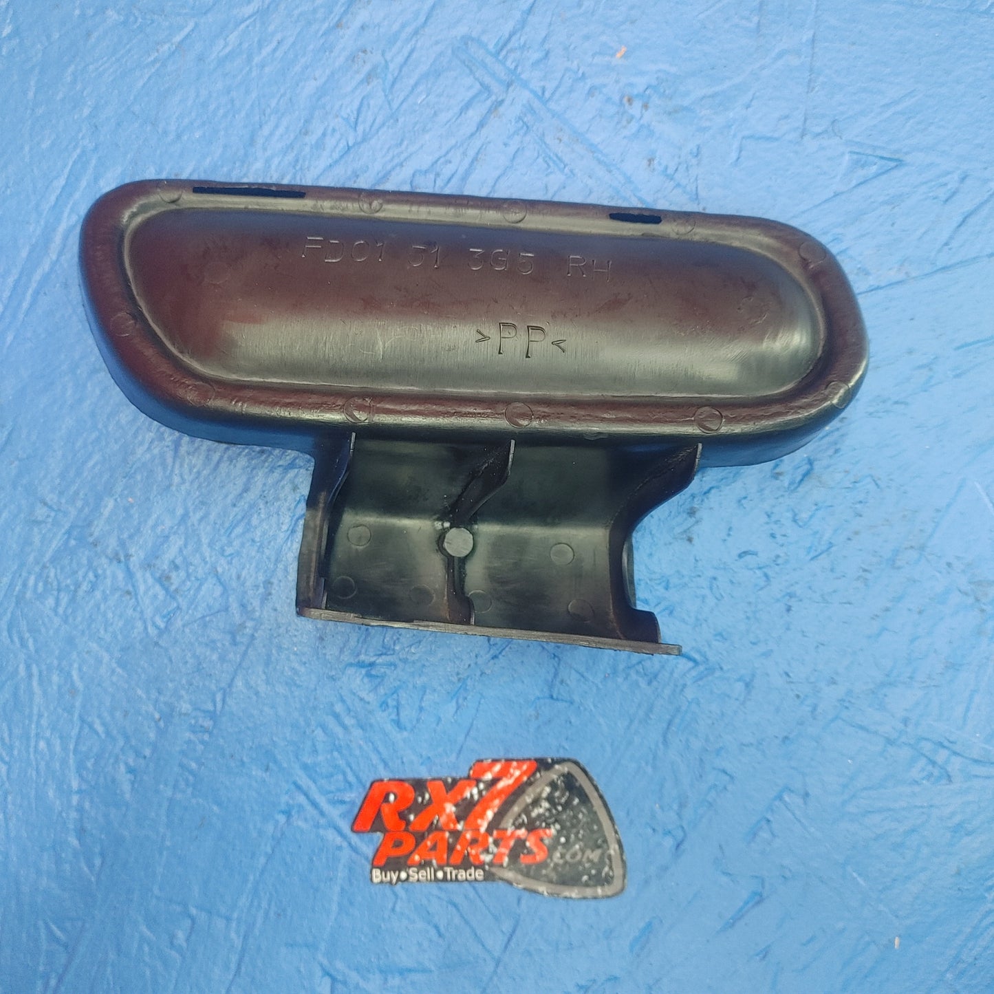 RHD Oem Black Plastic Front Bumper Cover Panel Right Side SH1B9/13 RX7 FD FD3S 93 - 02 Mazda FD01513G5 - RX7Parts