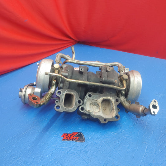 LHD, RHD Pettit Racing Rebuilt Twin Turbos  SH1B11/1 RX7 FD FD3S 93 - 02 Mazda - RX7Parts