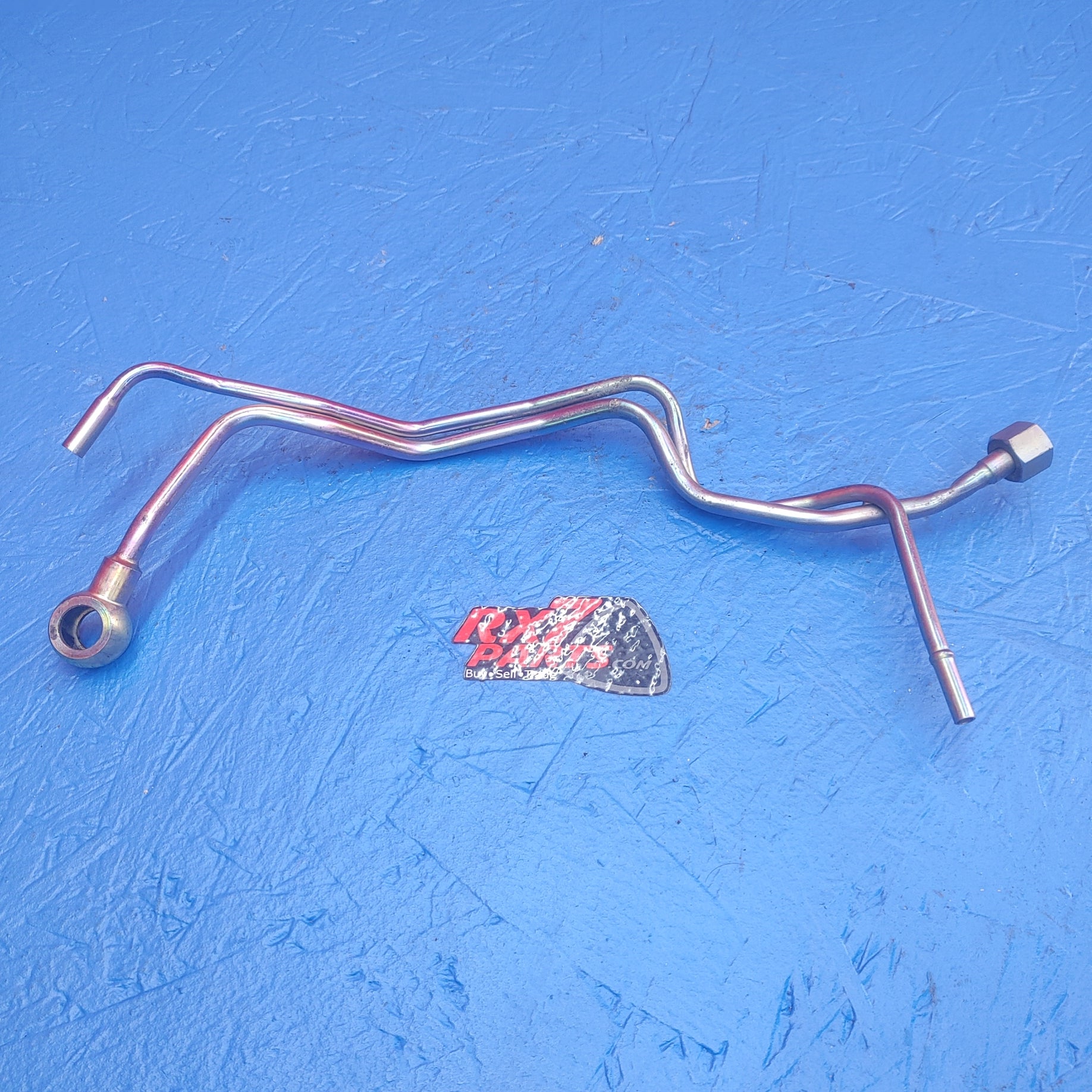 LHD, RHD Bent Turbocharger Oil Hard Line SH1B11/3 RX7 FD FD3S 93 - 02 Mazda - RX7Parts