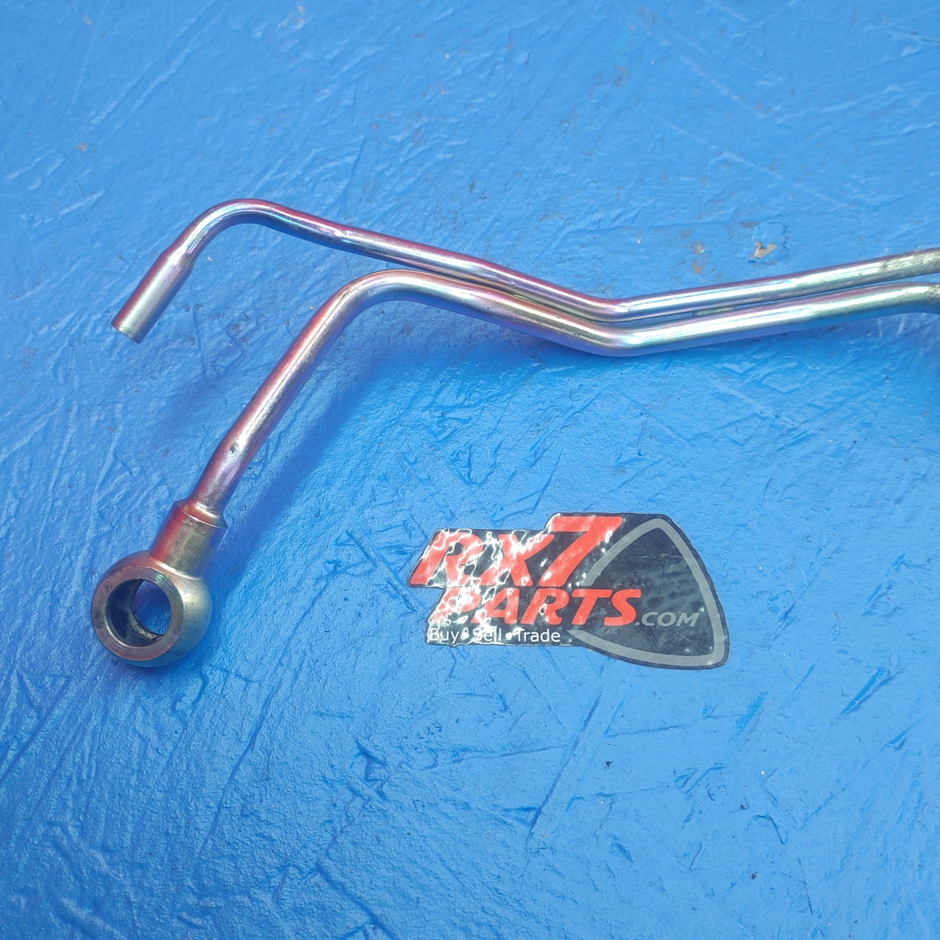 LHD, RHD Bent Turbocharger Oil Hard Line SH1B11/3 RX7 FD FD3S 93 - 02 Mazda - RX7Parts