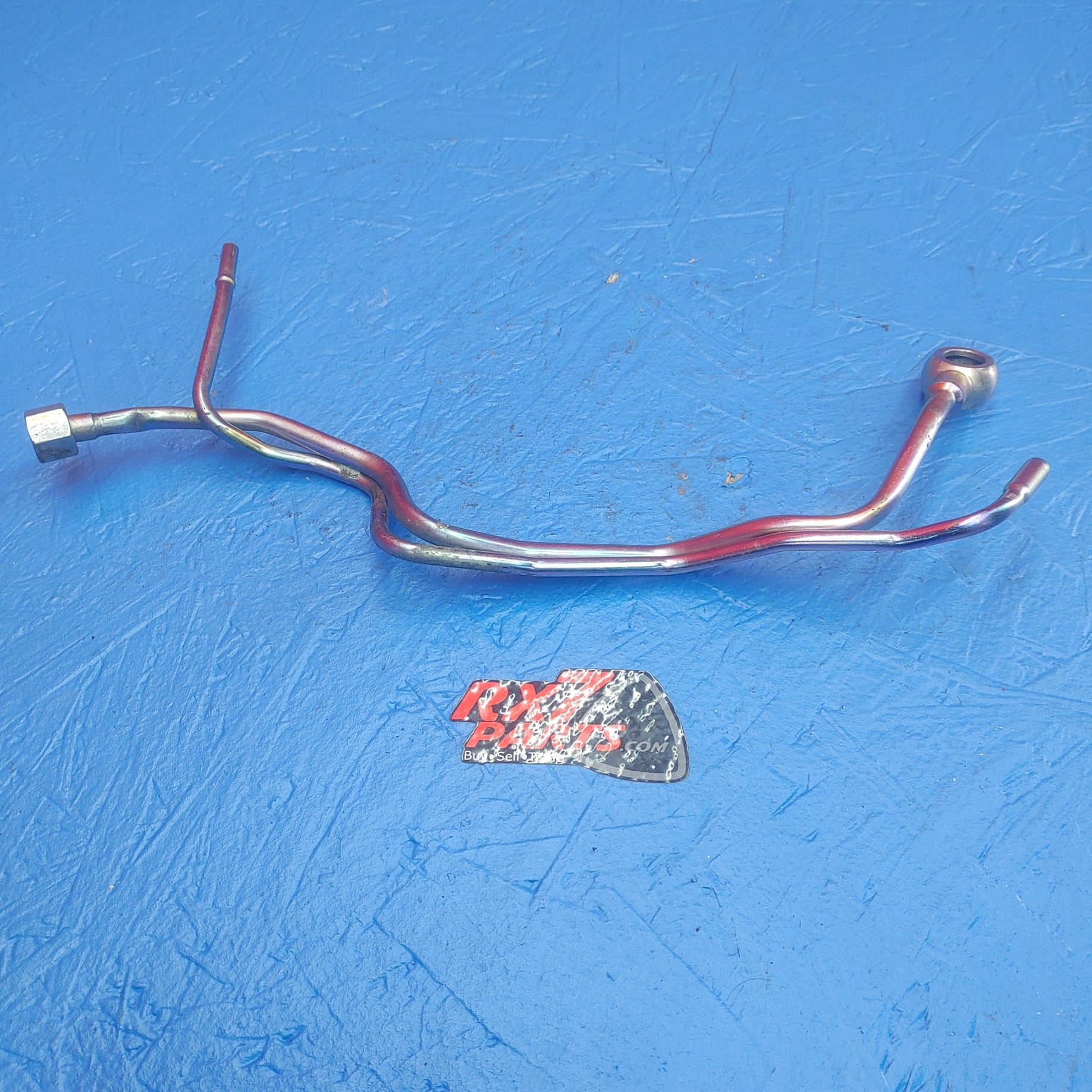 LHD, RHD Bent Turbocharger Oil Hard Line SH1B11/3 RX7 FD FD3S 93 - 02 Mazda - RX7Parts