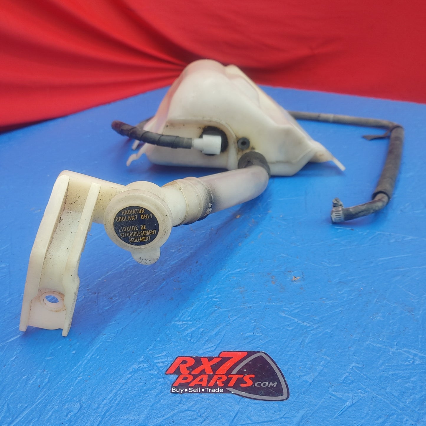LHD, RHD Radiator Coolant Overflow Tank With Filler Neck SH1B14/4 RX7 FD FD3S 93 - 02 Mazda