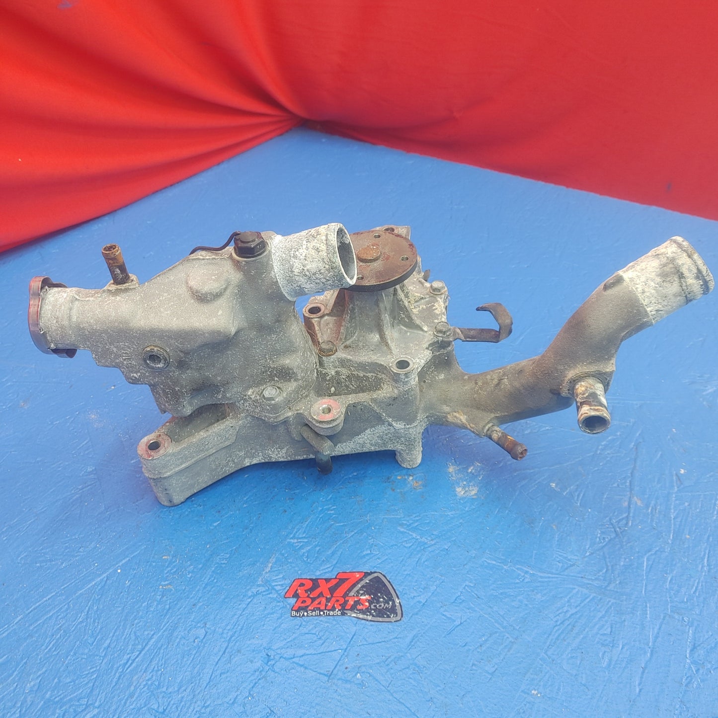 LHD, RHD Water Pump Housing With Water Pump And Thermostat Housing SH1B18/2 RX7 FD FD3S 93 - 02 Mazda