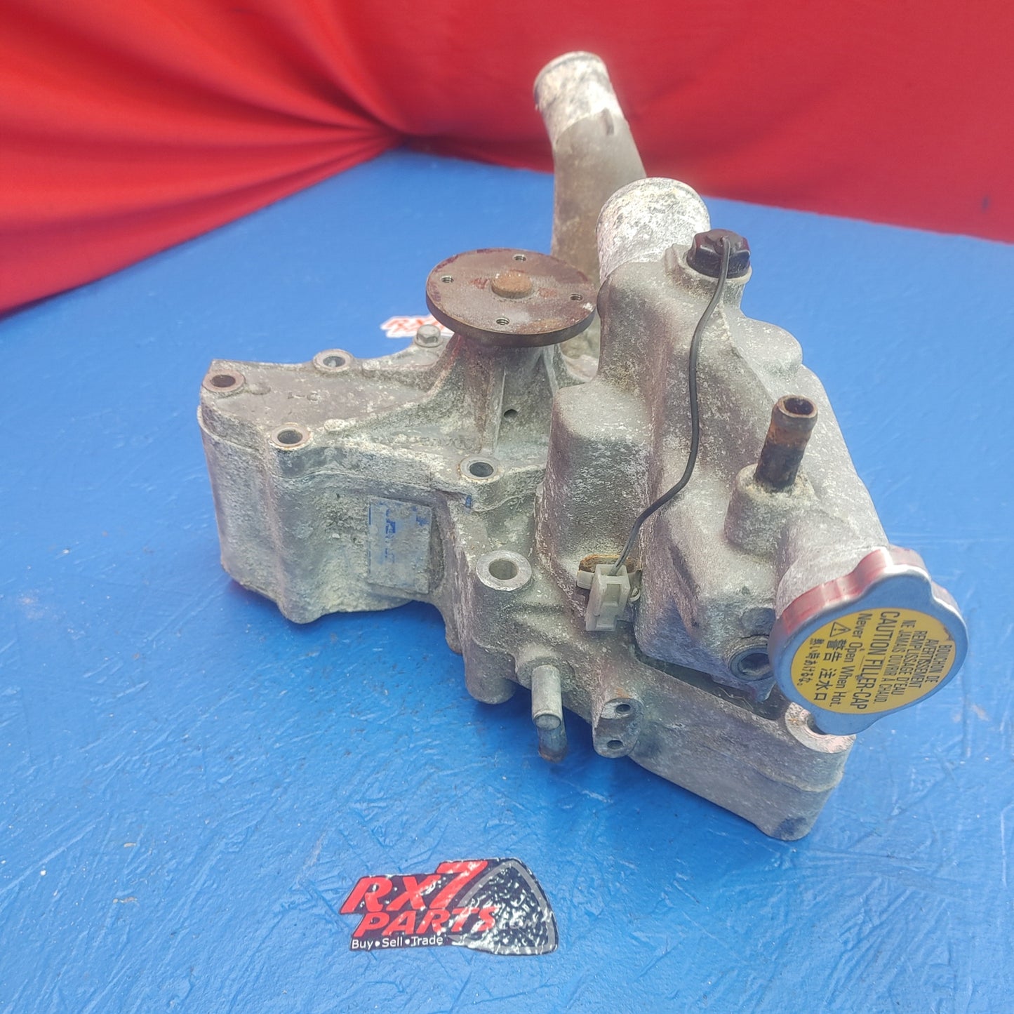 LHD, RHD Water Pump Housing With Water Pump And Thermostat Housing SH1B18/2 RX7 FD FD3S 93 - 02 Mazda