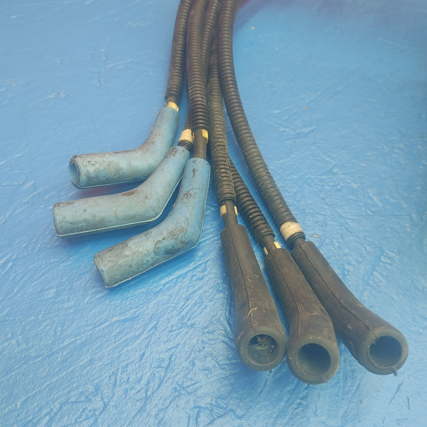 LHD, RHD Mazda Cosmo 20B Leading And Trailing Ignition Coil Assembly With Spark Plug Wires SH1B22/2     02970072400297007250