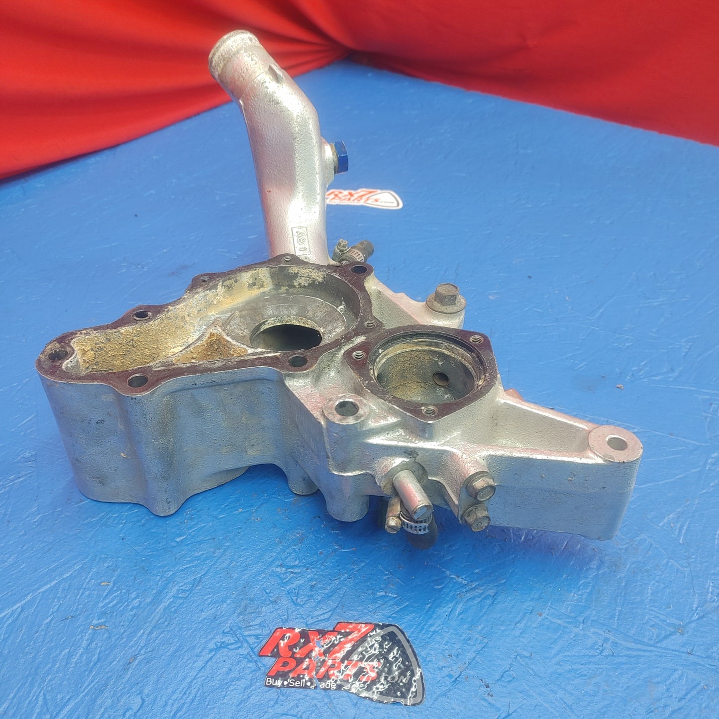 LHD, RHD Chrome Water Pump Housing  RX7 FD FD3S 93 - 02 Mazda SH1B30/6 - RX7Parts