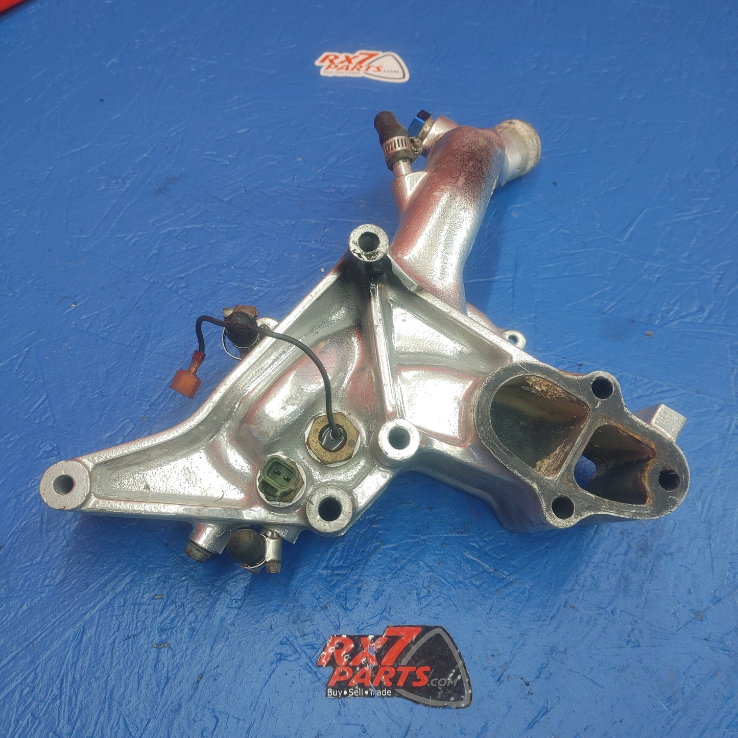 LHD, RHD Chrome Water Pump Housing  RX7 FD FD3S 93 - 02 Mazda SH1B30/6 - RX7Parts