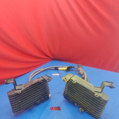 LHD, RHD Dual Oil Coolers With Braided Oil Lines  RX7 FD FD3S 93 - 02 Mazda SH2B1/5 - RX7Parts