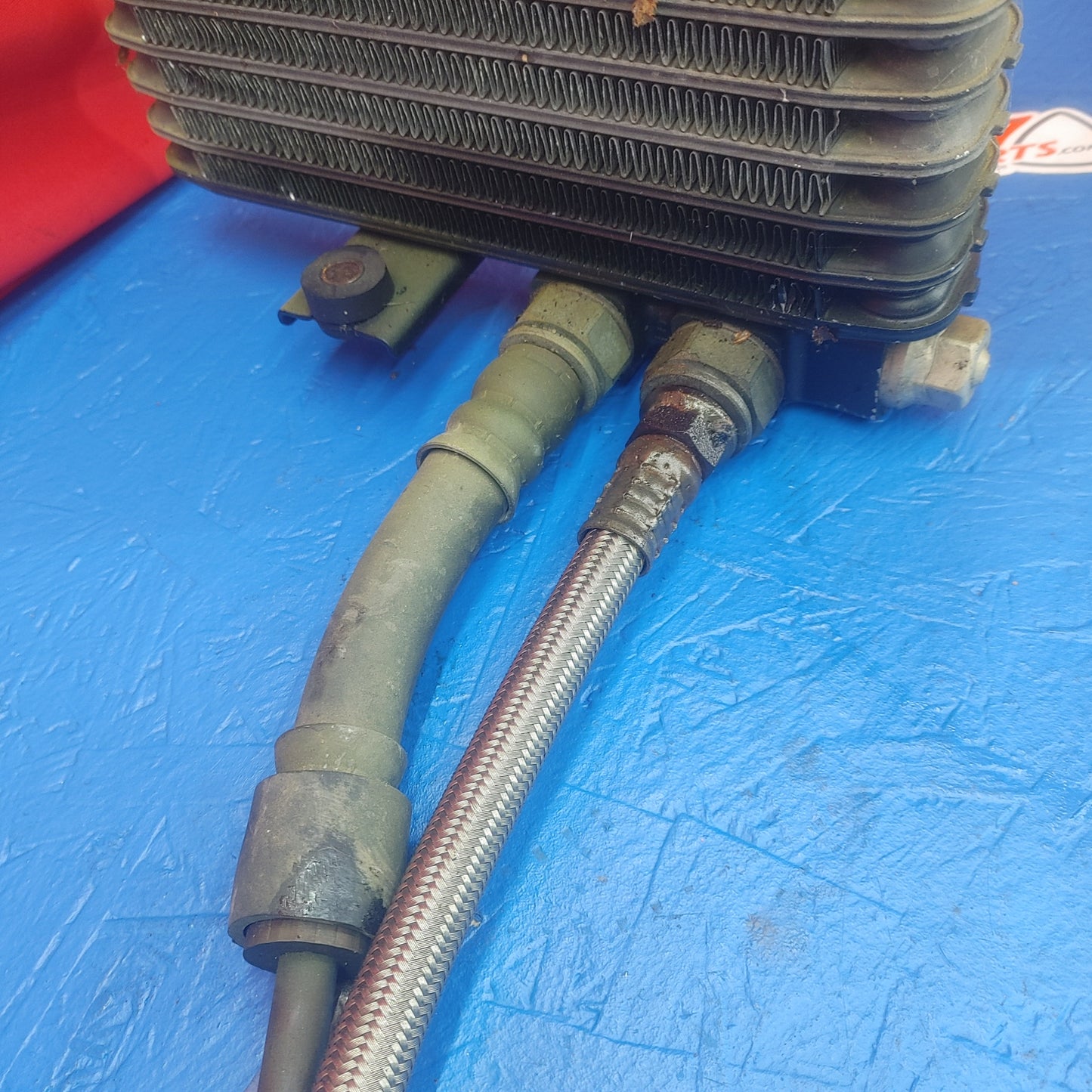 LHD, RHD Dual Oil Coolers With Braided Oil Lines  RX7 FD FD3S 93 - 02 Mazda SH2B1/5 - RX7Parts