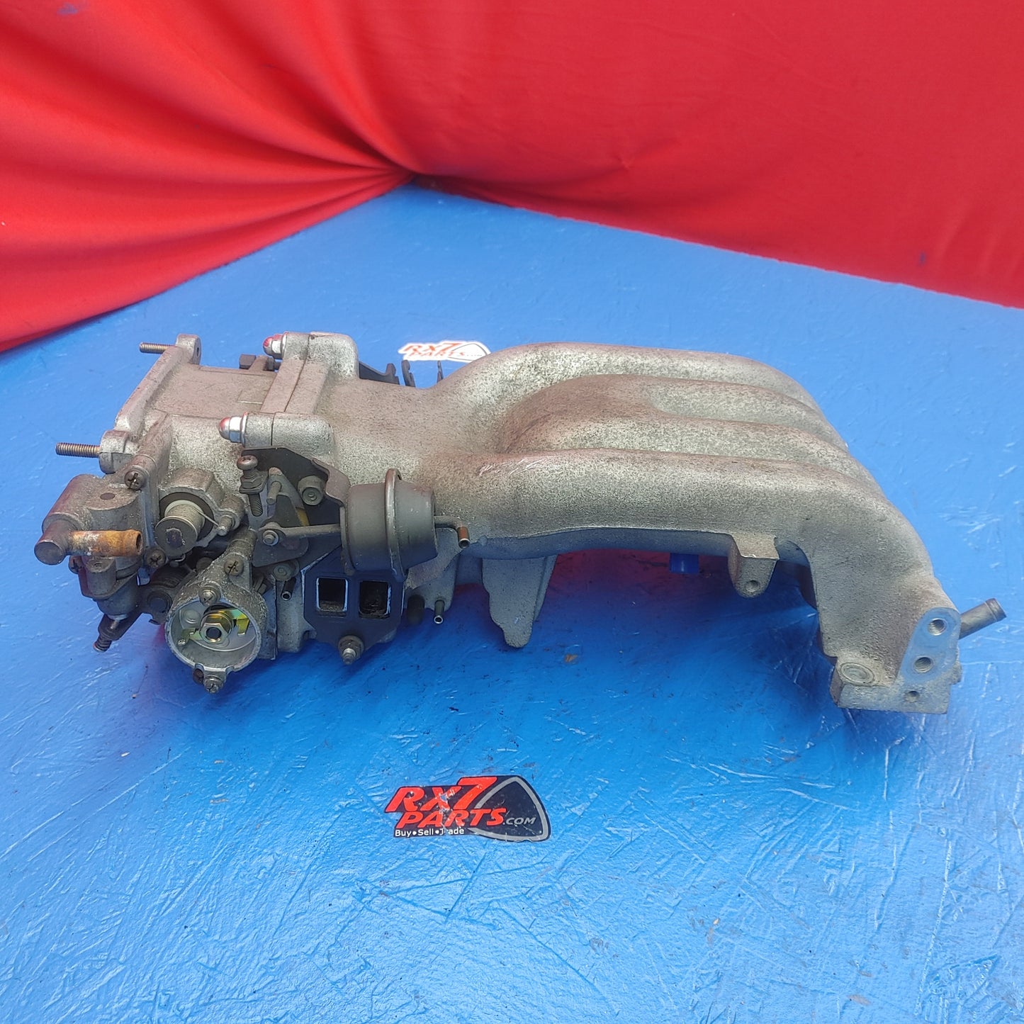 LHD, RHD Upper Intake Manifold With Double Throttle Cable Wheel  RX7 FD FD3S 93 - 02 Mazda SH2B5/4