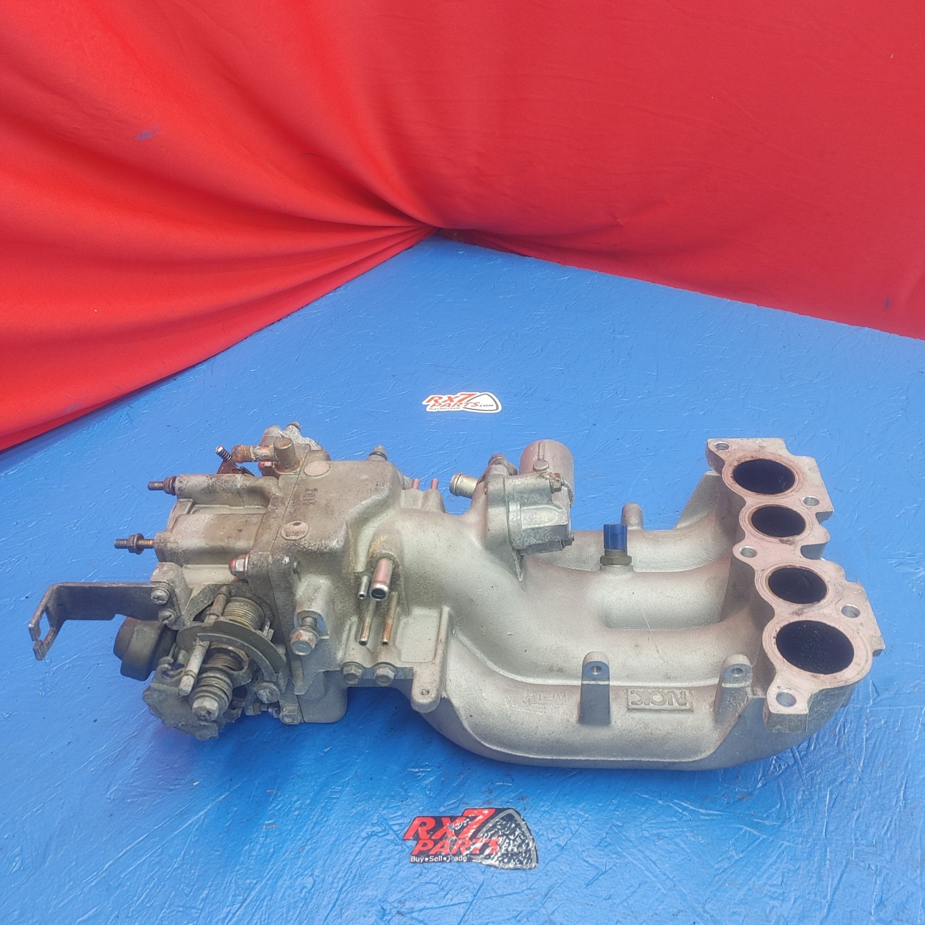 LHD, RHD Upper Intake Manifold With Double Throttle Cable Wheel  RX7 FD FD3S 93 - 02 Mazda SH2B5/16 - RX7Parts