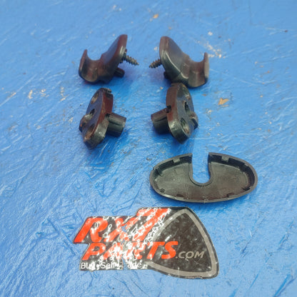 LHD, RHD Incomplete Sunvisor Sun Visor Clip Set Black  RX7 FD FD3S 93 - 02 Mazda SH3B3/17