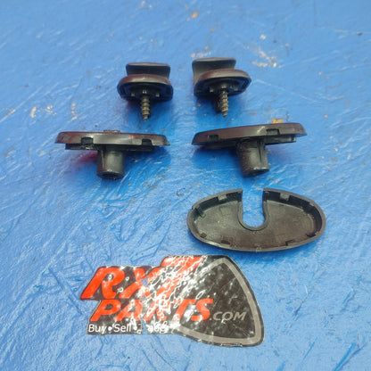 LHD, RHD Incomplete Sunvisor Sun Visor Clip Set Black  RX7 FD FD3S 93 - 02 Mazda SH3B3/17
