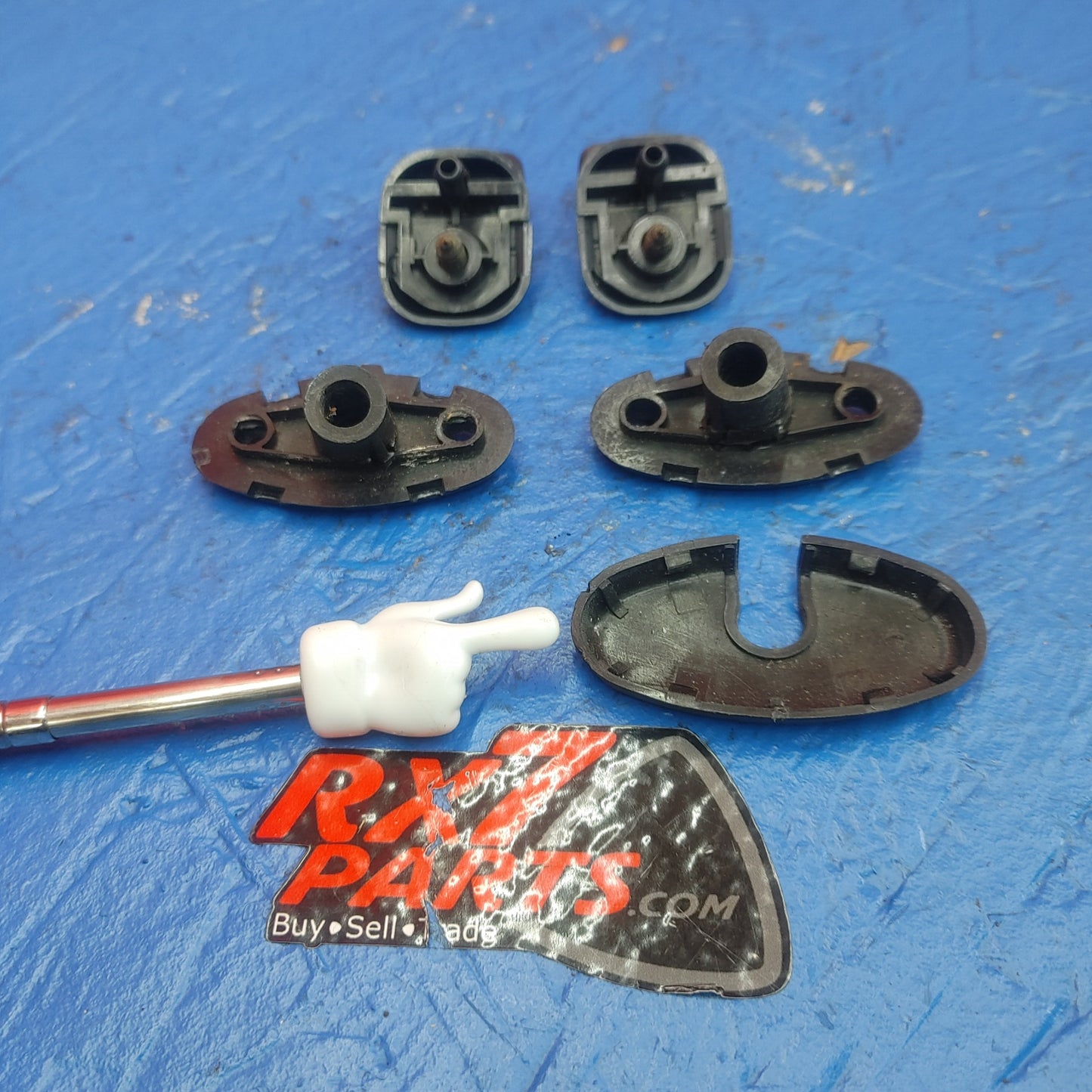 LHD, RHD Incomplete Sunvisor Sun Visor Clip Set Black  RX7 FD FD3S 93 - 02 Mazda SH3B3/17