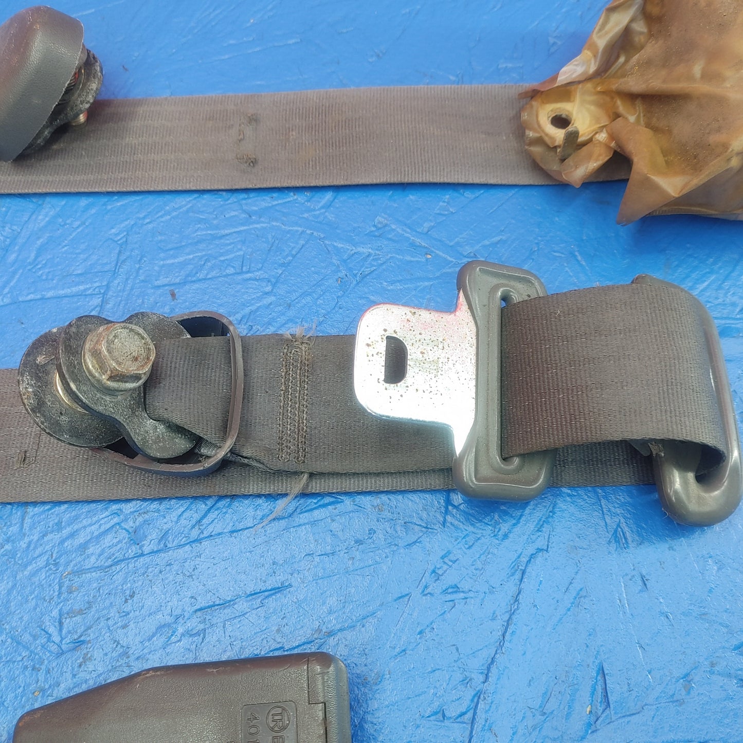 LHD, RHD Grey Seat Belts And Buckle Release Set Pair  RX7 FC FC3S 86 - 91 Mazda SH3B6/2