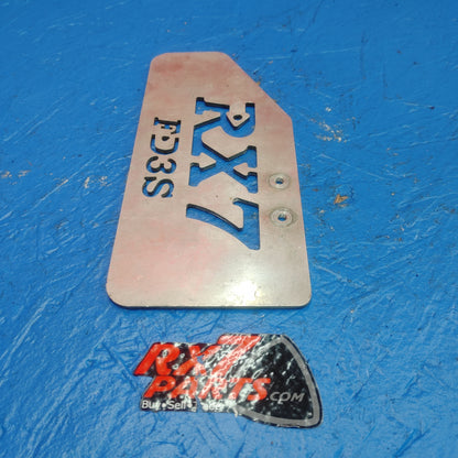 LHD, RHD Custom Aluminum Rx7 Engine Bay Decoration Plate  RX7 FD FD3S 93 - 02 Mazda SH3B7/14 - RX7Parts