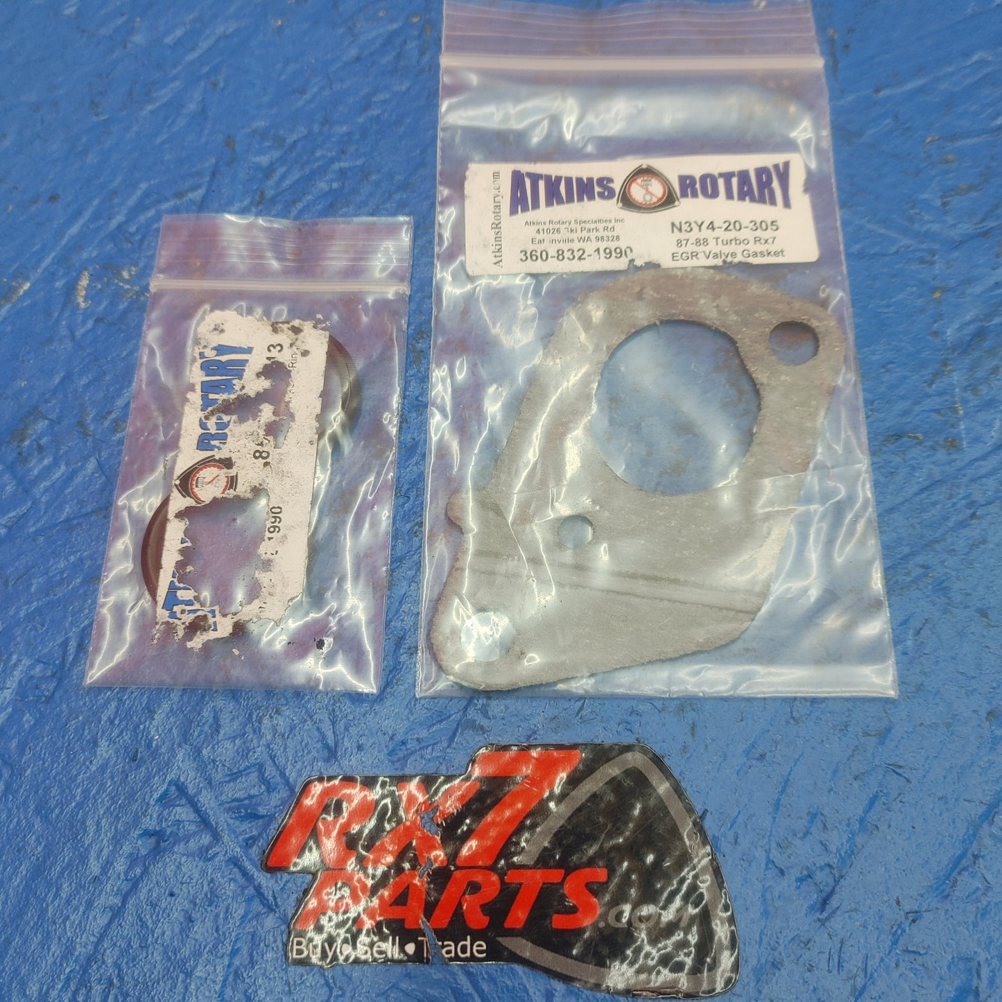 LHD, RHD 1987 Thru 1988 Series 4 S4 Turbo 2 Egr Valve Gasket And Intake Manifold O Ring Gaskets  N3Y4 20 305 RX7 FC FC3S T2 Turbo 2 TII 86 - 91 Mazda SH3B9/18