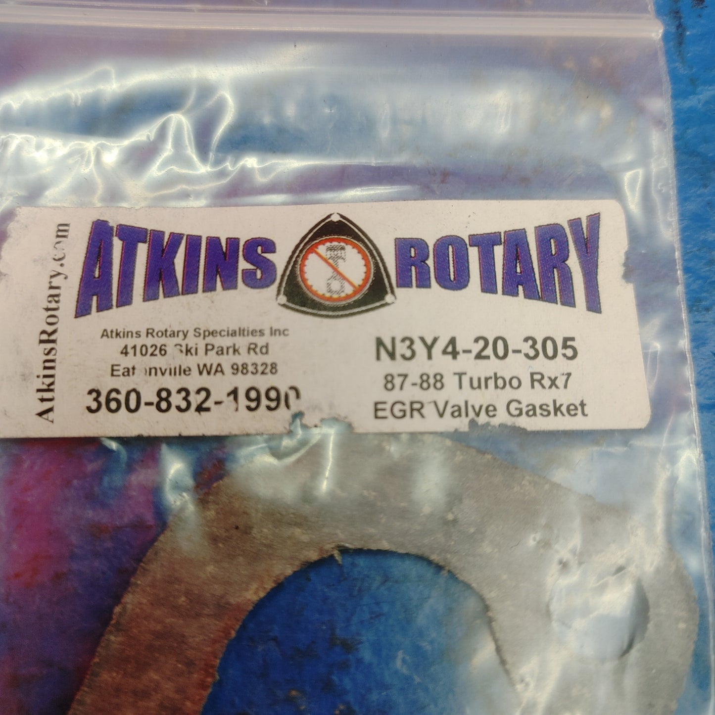 LHD, RHD 1987 Thru 1988 Series 4 S4 Turbo 2 Egr Valve Gasket And Intake Manifold O Ring Gaskets  N3Y4 20 305 RX7 FC FC3S T2 Turbo 2 TII 86 - 91 Mazda SH3B9/18