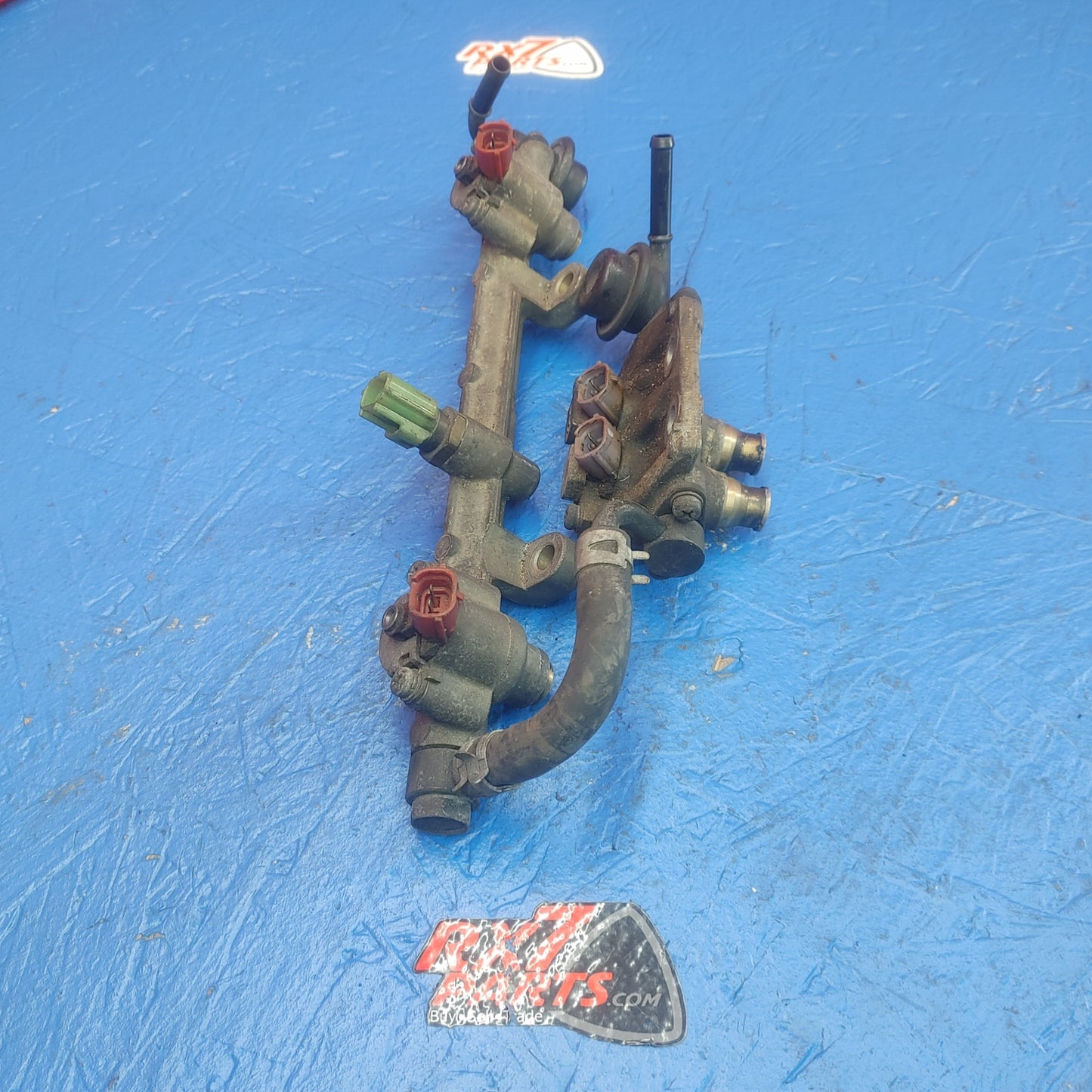 LHD, RHD Complete Primary And Secondary Fuel Rail Assembly  RX7 FD FD3S 93 - 02 Mazda SH3B14/26