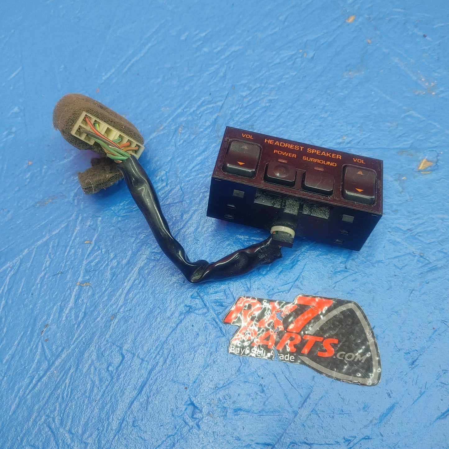 LHD, RHD Convertible Center Console Headrest Speaker Control Switch   RX7 RX-7 FC S4 FC3S 86 - 88 FC FC3S 13B SH3B18/28