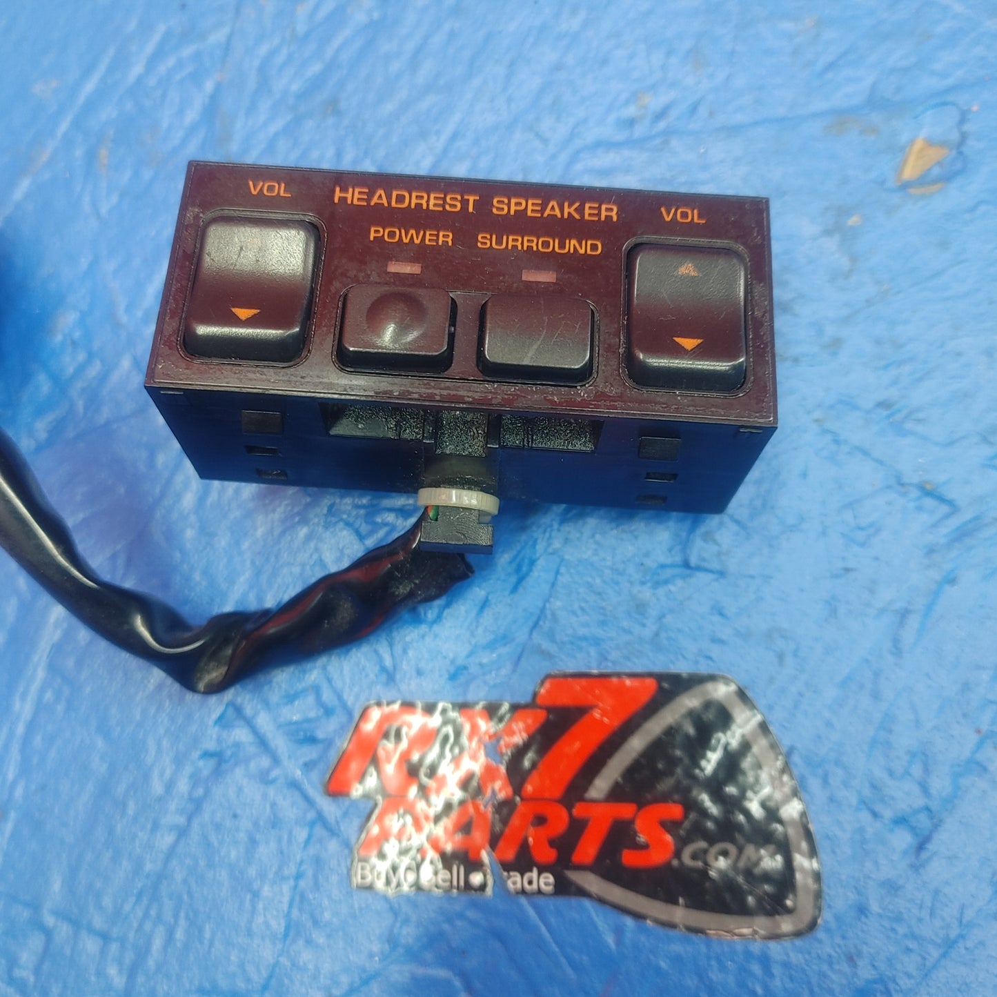 LHD, RHD Convertible Center Console Headrest Speaker Control Switch   RX7 RX-7 FC S4 FC3S 86 - 88 FC FC3S 13B SH3B18/28