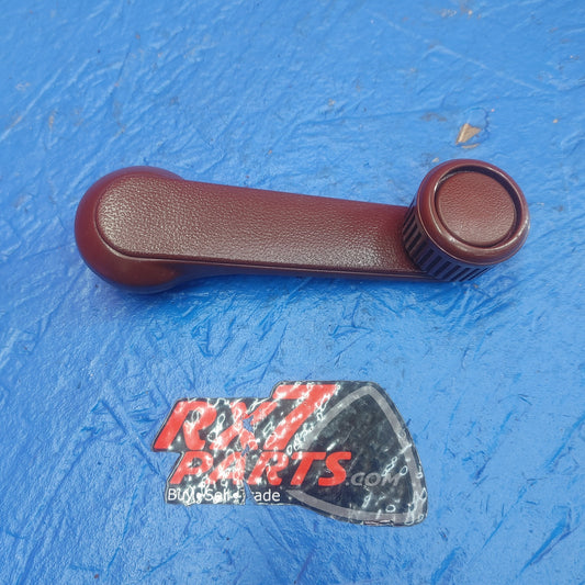 LHD, RHD Maroon Window Crank Handle  RX7 RX-7 FC S4 FC3S 86 - 88 FC FC3S 13B SH3B18/31