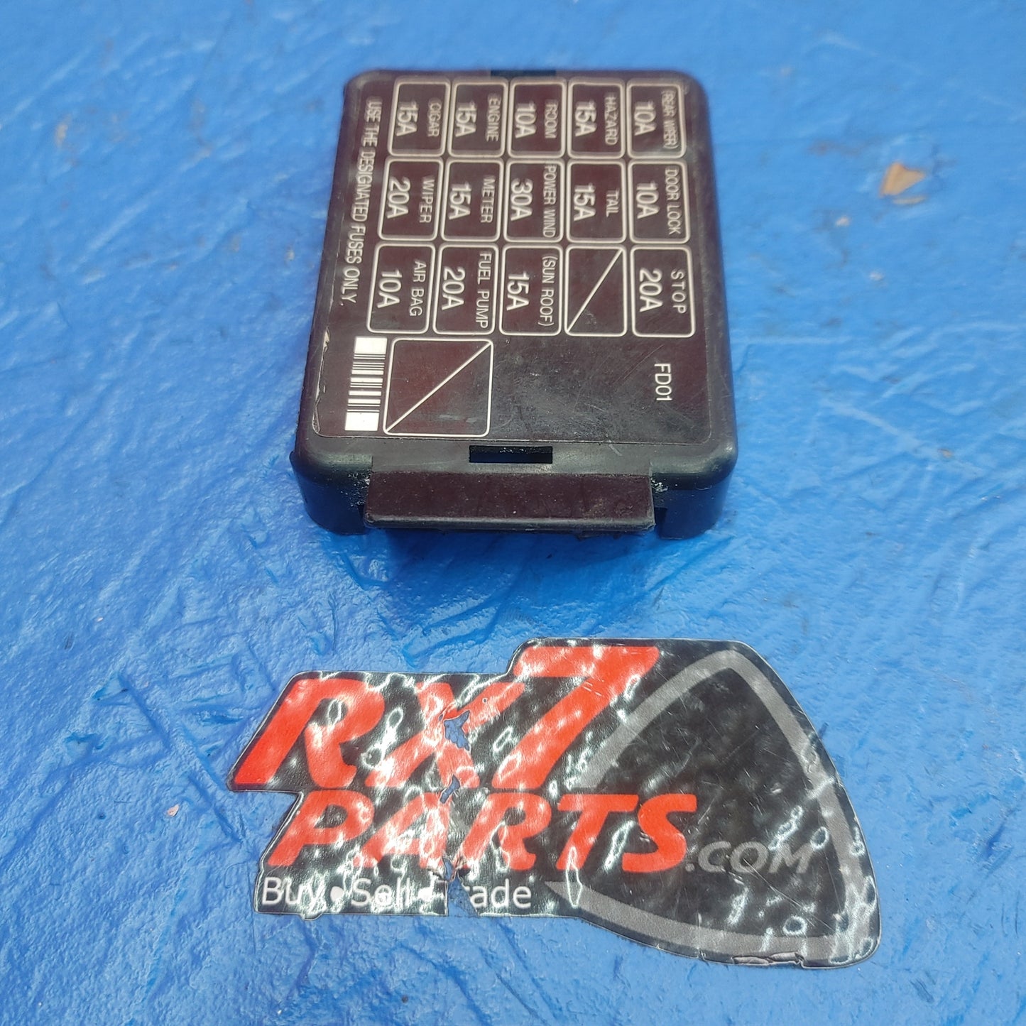 LHD, RHD Interior Fuse Box Lid Cover  RX7 RX-7 FD FD3S 13B-REW 92 - 02 FD FD3S 13B-REW SH3B20/23