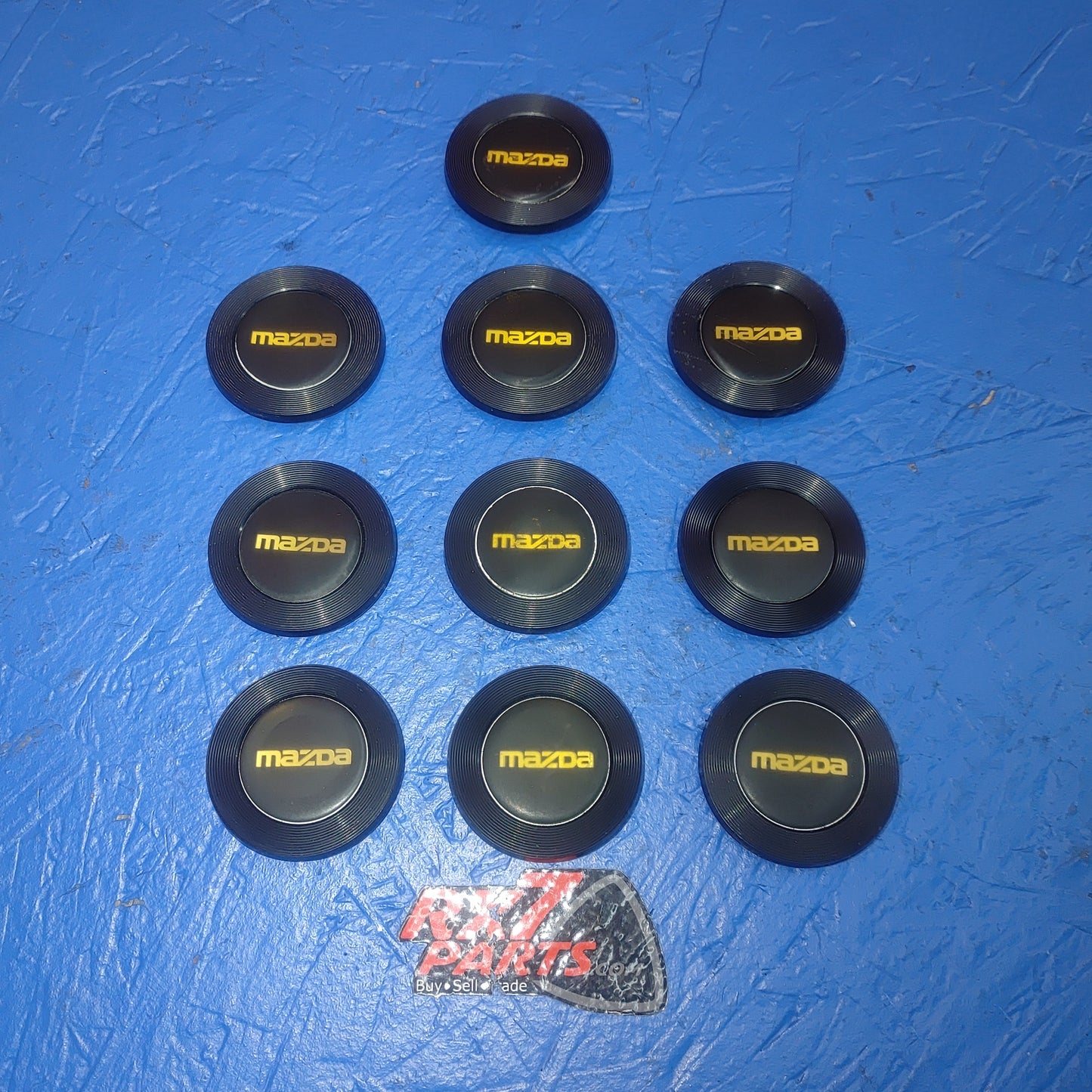 ONE LHD, RHD Mazda Steering Wheel Horn For 2 Spoke Steering Wheel  RX7 RX-7 FC S4 FC3S 86 - 88 FC FC3S 13B SH3B20/30