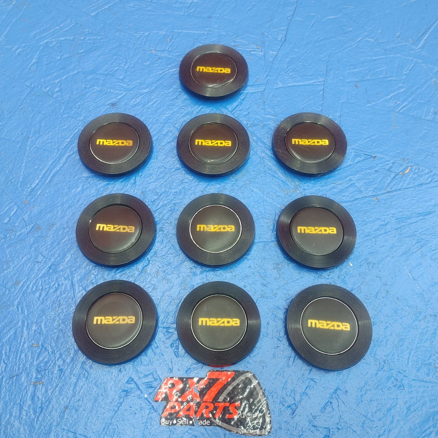 ONE LHD, RHD Mazda Steering Wheel Horn For 2 Spoke Steering Wheel  RX7 RX-7 FC S4 FC3S 86 - 88 FC FC3S 13B SH3B20/30