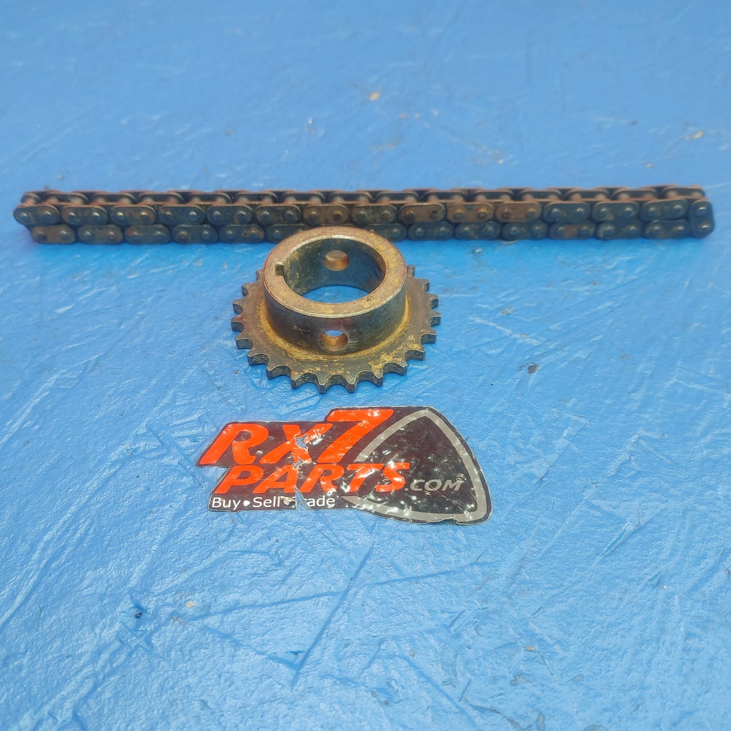 LHD, RHD 12A Only Oil Pump Drive Gear Sprocket And Chain  RX7 RX-7 SA SA22C FB FB3S 79 - 85 SA SA22C FB FB3S 12A SH4B6/29
