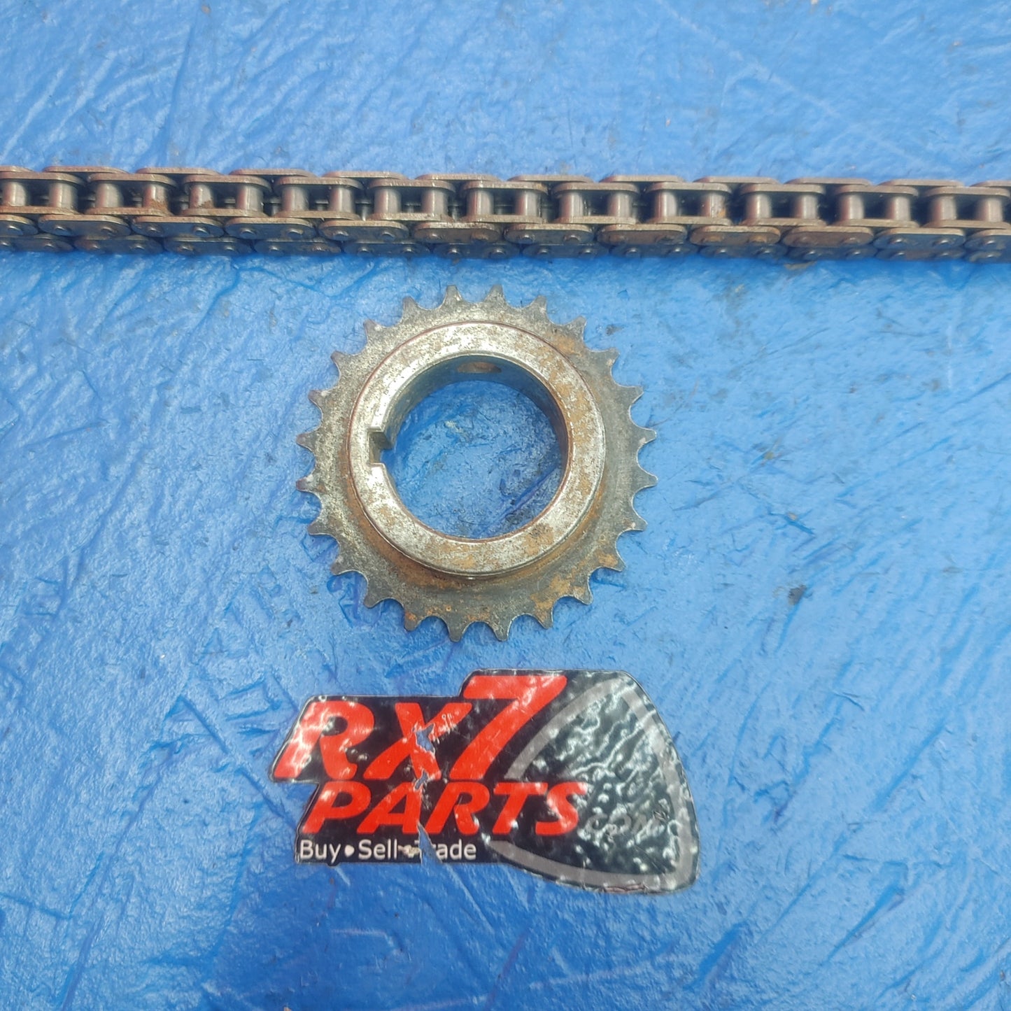 LHD, RHD 12A Only Oil Pump Drive Gear Sprocket And Chain  RX7 RX-7 SA SA22C FB FB3S 79 - 85 SA SA22C FB FB3S 12A SH4B6/29