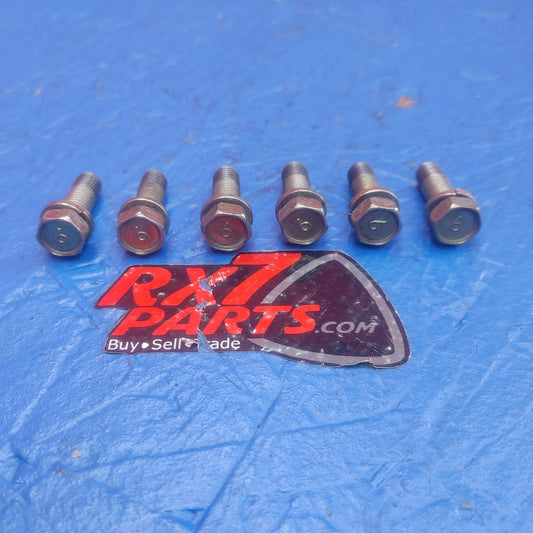 LHD, RHD 1974 Thru 2011 Rotary Engine All Years Front Stationary Gear Bolt Of 6 9080 12 825 Universal Universal Universal SH4B6/32
