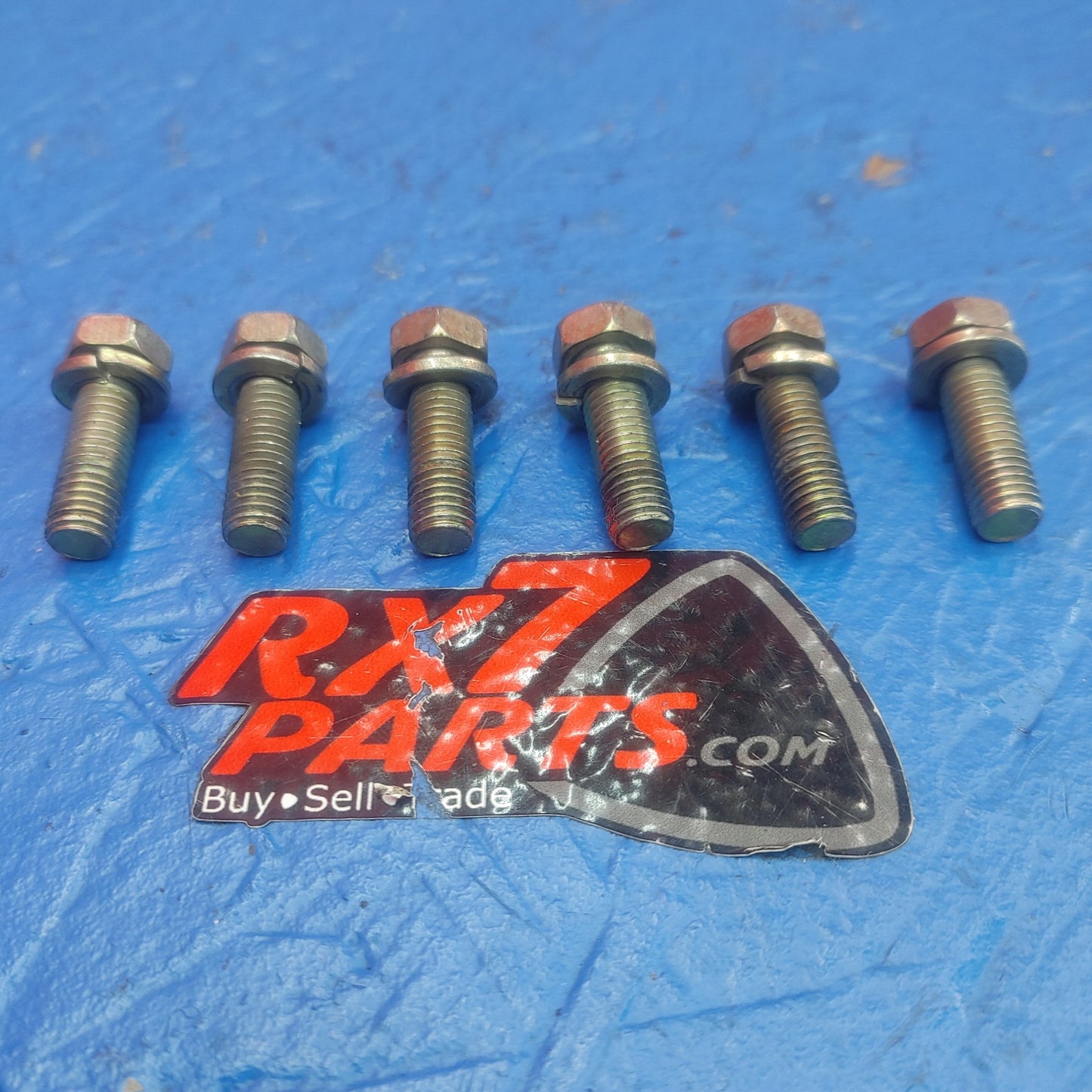 LHD, RHD 1974 Thru 2011 Rotary Engine All Years Front Stationary Gear Bolt Of 6 9080 12 825 Universal Universal Universal SH4B6/32